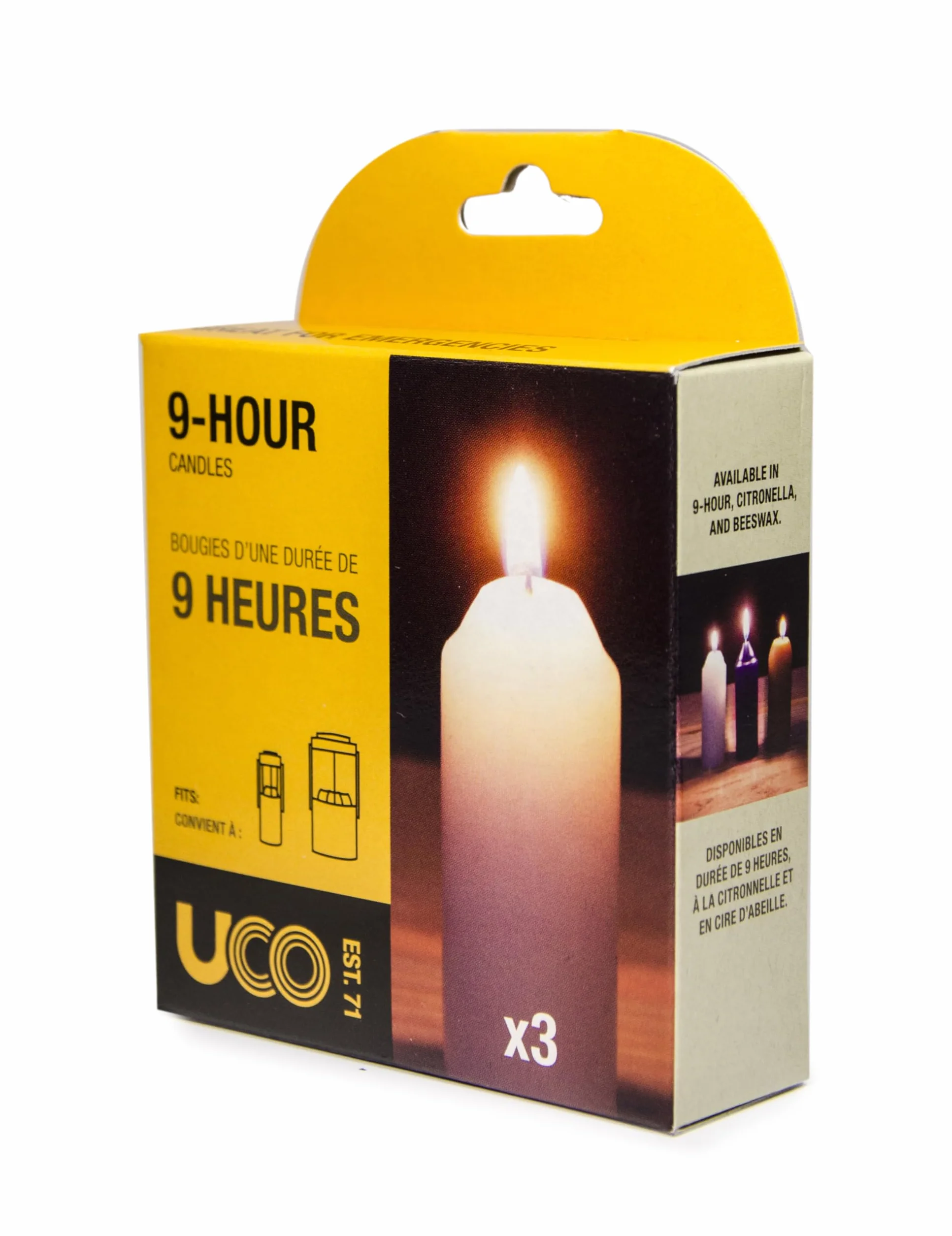 UCO L-CAN3PK Świece Biały 3 sztuki