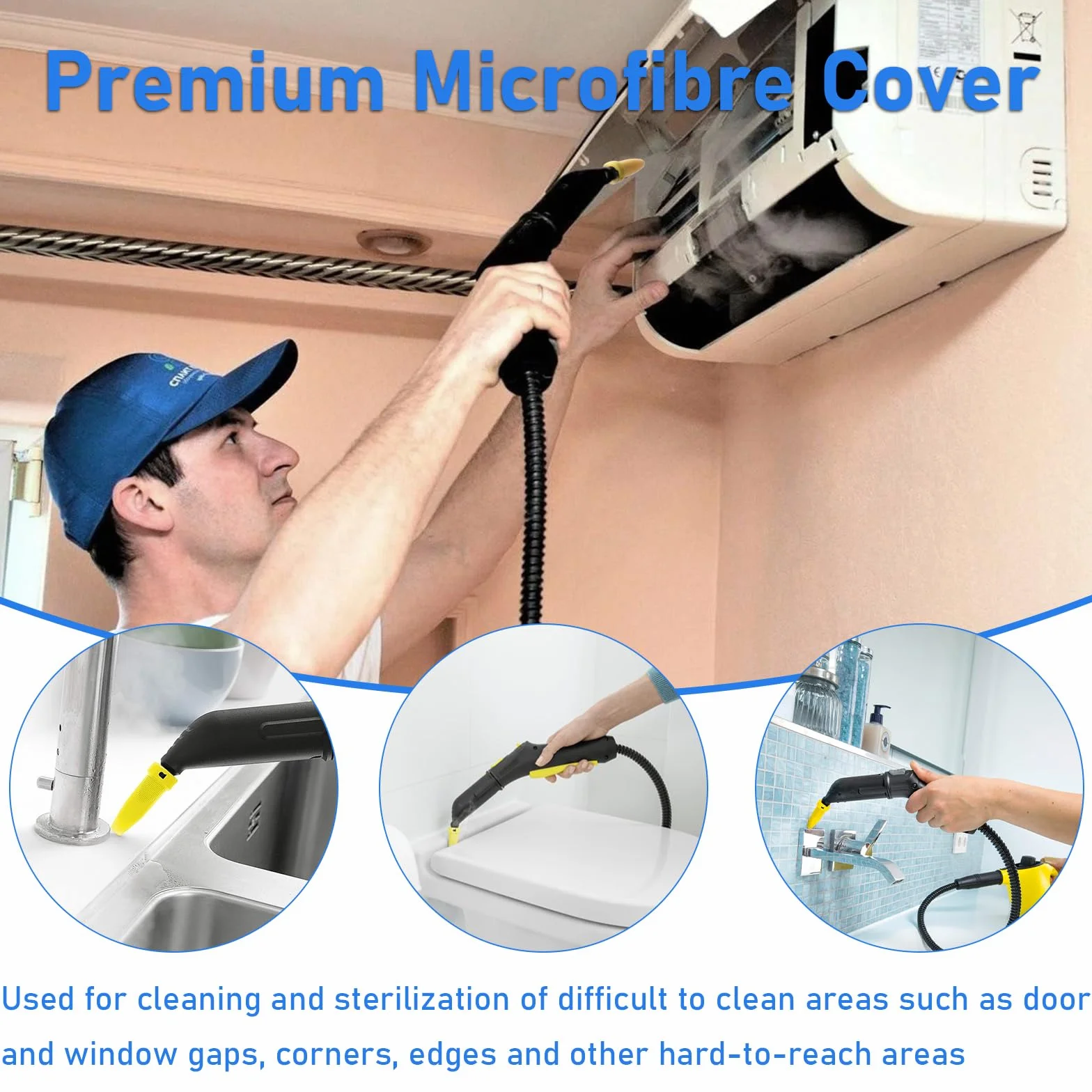 Kärcher Easyfix SC1 SC2 SC3 SC4 SC5 akcesoria do odkurzacza parowego 11 sztuk