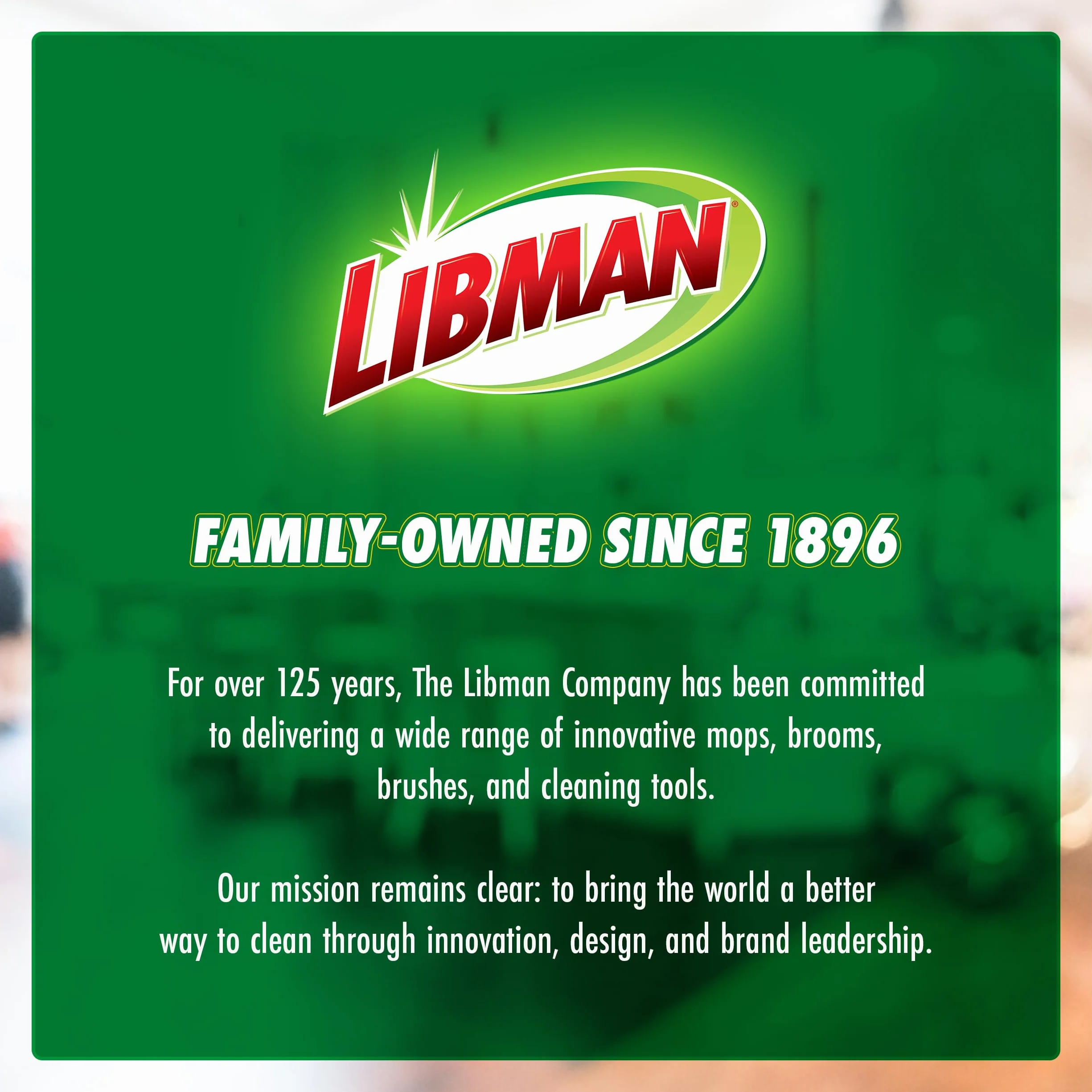 Libman Szczotka kuchenna, plastikowe włókna PET z recyklingu, zielona i biała