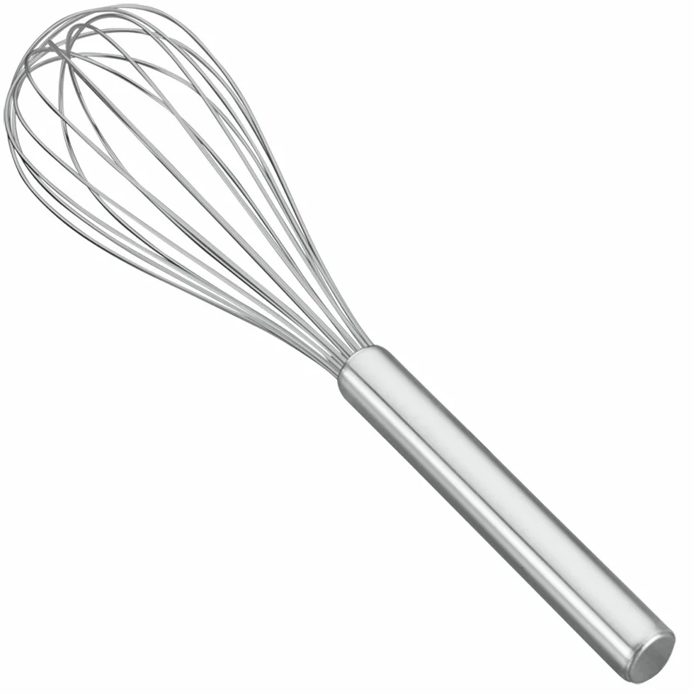 Metaltex Heavy Duty trzepaczka ze stali nierdzewnej 8 drutów, 30 cm, srebrna