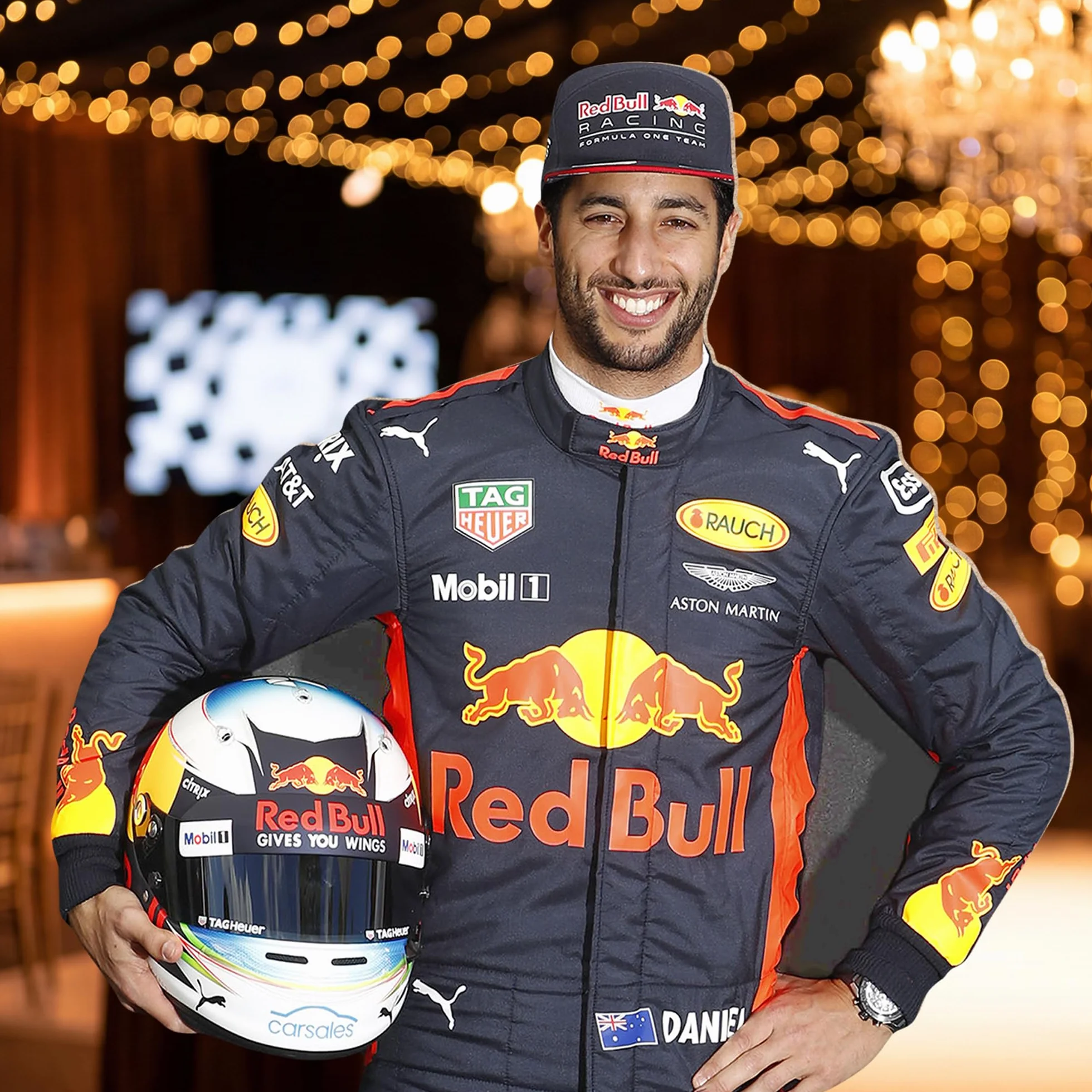 Star Cutouts Ltd CS664 Daniel Ricciardo, karton, wielokolorowy, 178 x 85 x 178 cm