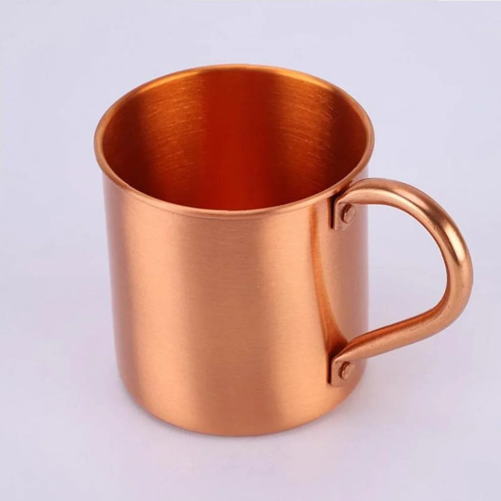 zalati Moscow Mule kubek czysta miedź bez wewnętrznej wkładki do koktajli kawy piwa mleka wody