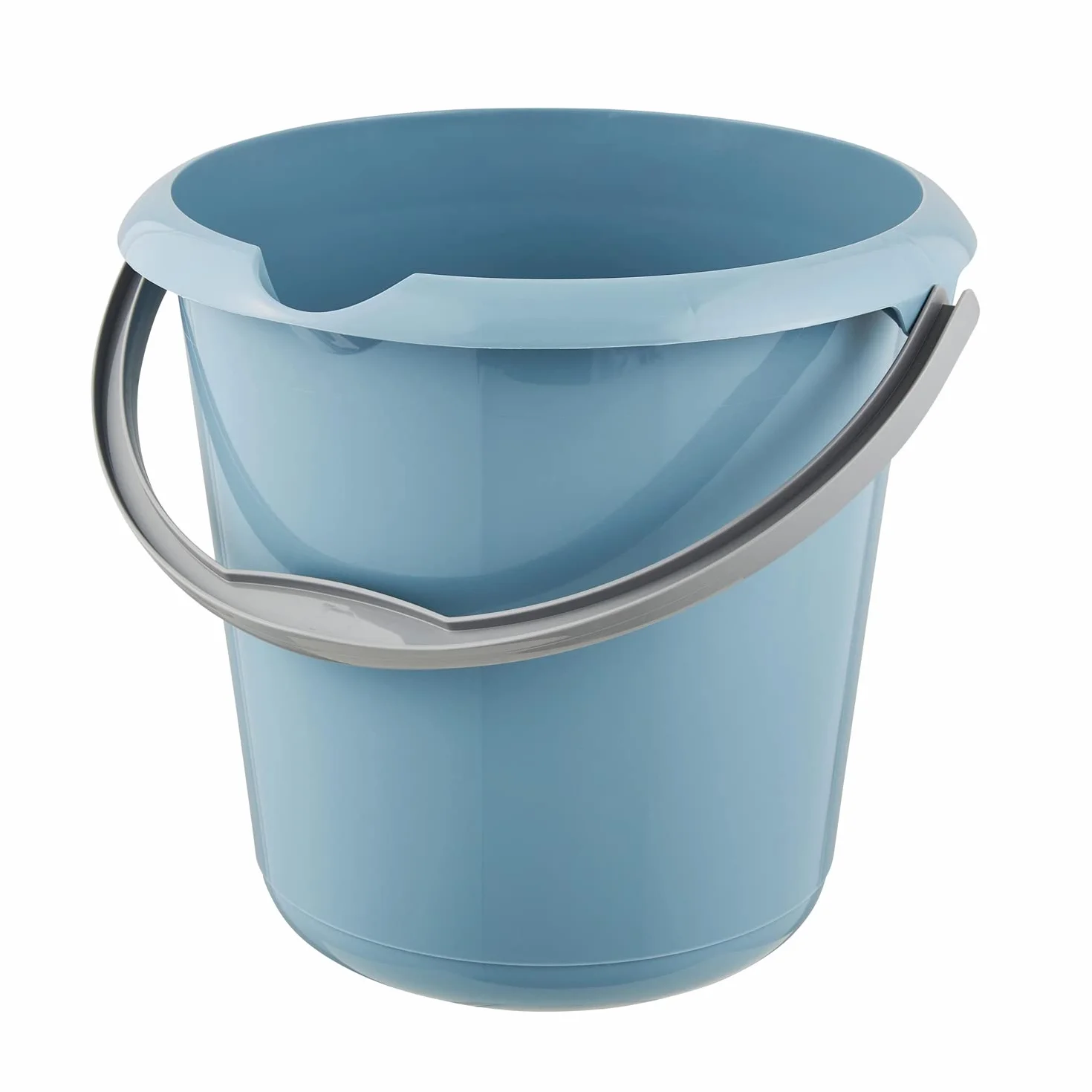 Keeeper Eimer 10 l mit Mess-Skala und ergonomischem Griff, Nordic Blue