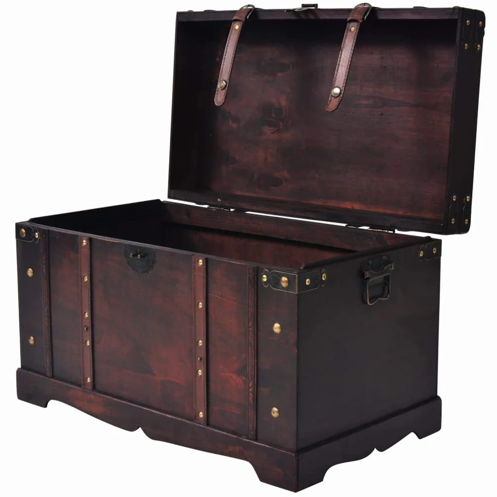 vidaXL Skrzynia drewniana vintage 66 x 38 x 40 cm