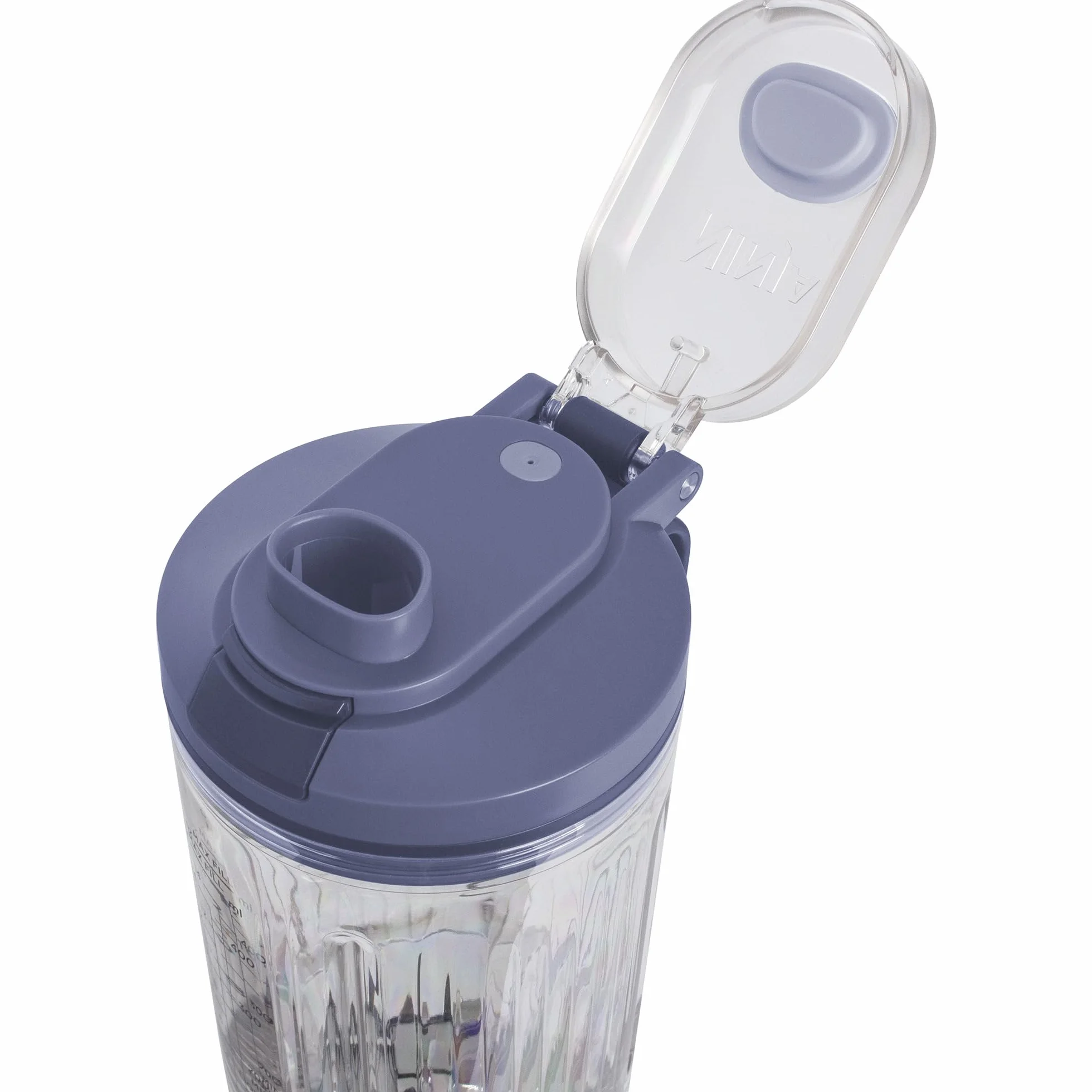 Ninja Blast Max Blender przenośny, 570 ml, akumulatorowy, kubek do blendowania i szczelna pokrywka, 3 funkcje blendowania, smoothie, koktajle proteinowe, lód i mrożone owoce, lawendowy, BC251EULD