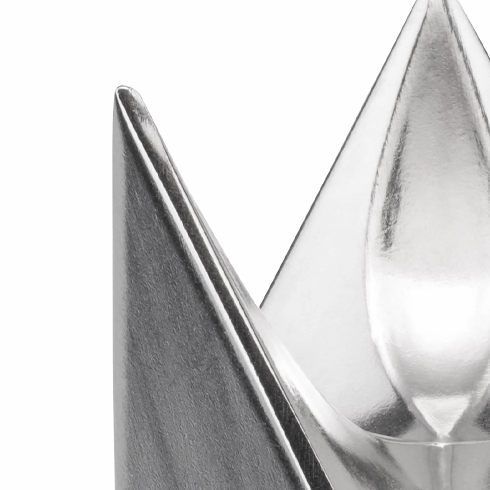 Alessi AGO01 Roost Egg Cup aluminiowy polerowany na wysoki połysk, srebrny, 4,5 x 4,5 x 4,5 cm