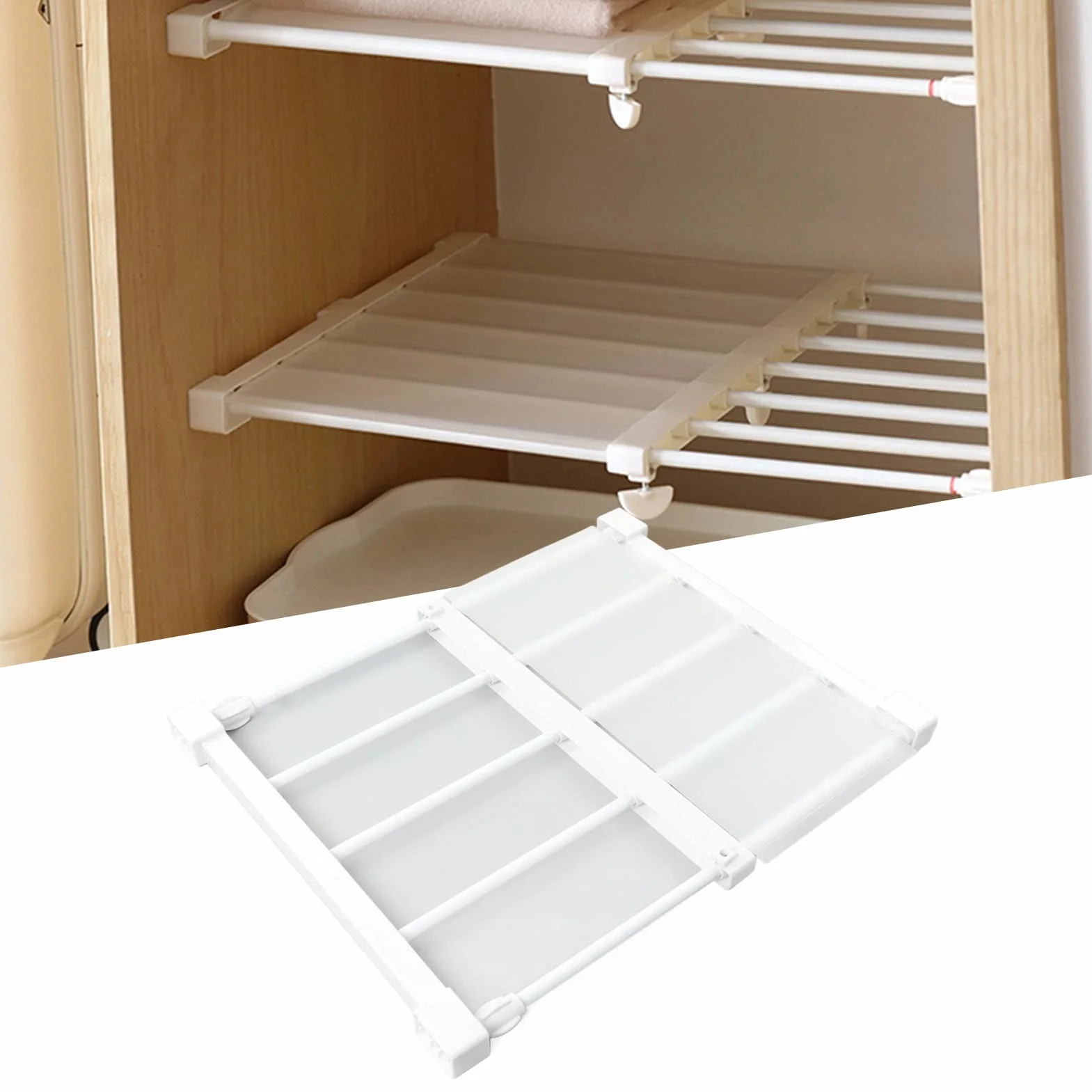 Regał z Półkami Napinanymi, Półka Napinana PP z możliwością Rozbudowy do Szafy (30-40 cm)