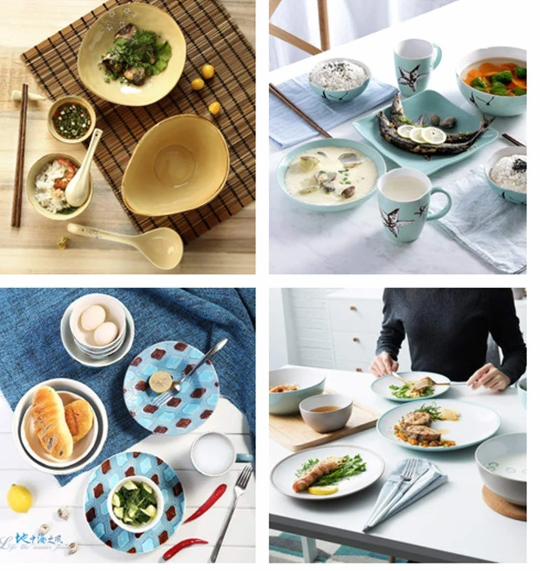 Zestaw 7 porcelanowych łyżek do zupy 13 cm ceramiczne deserowe łyżeczki do kawy prezent