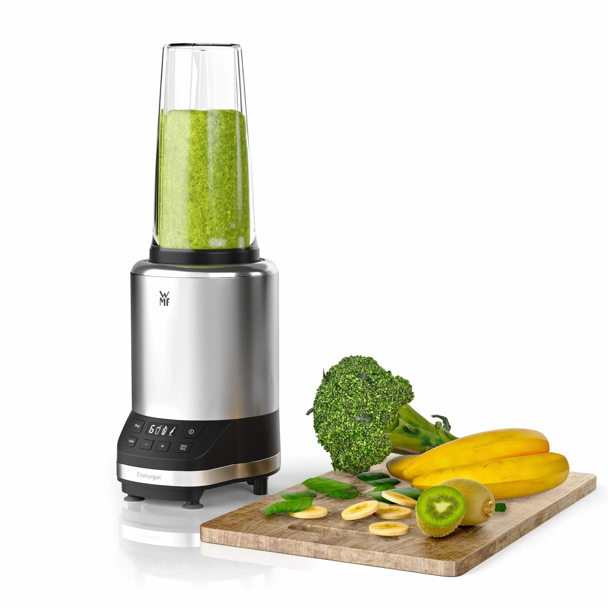 Wmf 416530011 Cromargan Blender Kielichowy, Cromargan, 1200 W, 1,2 L, Szary/Srebrny