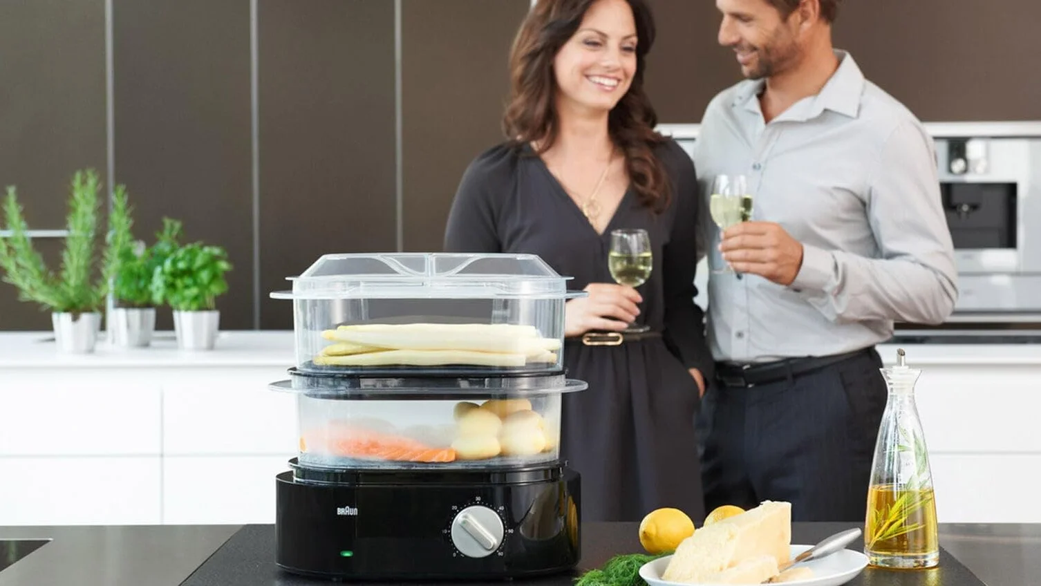 Braun Household FS 5100 Identity Collection parowar, czarny