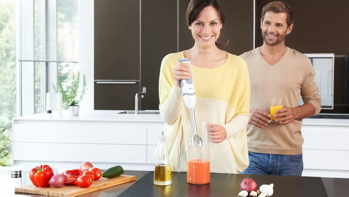 Braun Multiquick 5 Vario Blender Ręczny, Biały/Szary, 600 ml