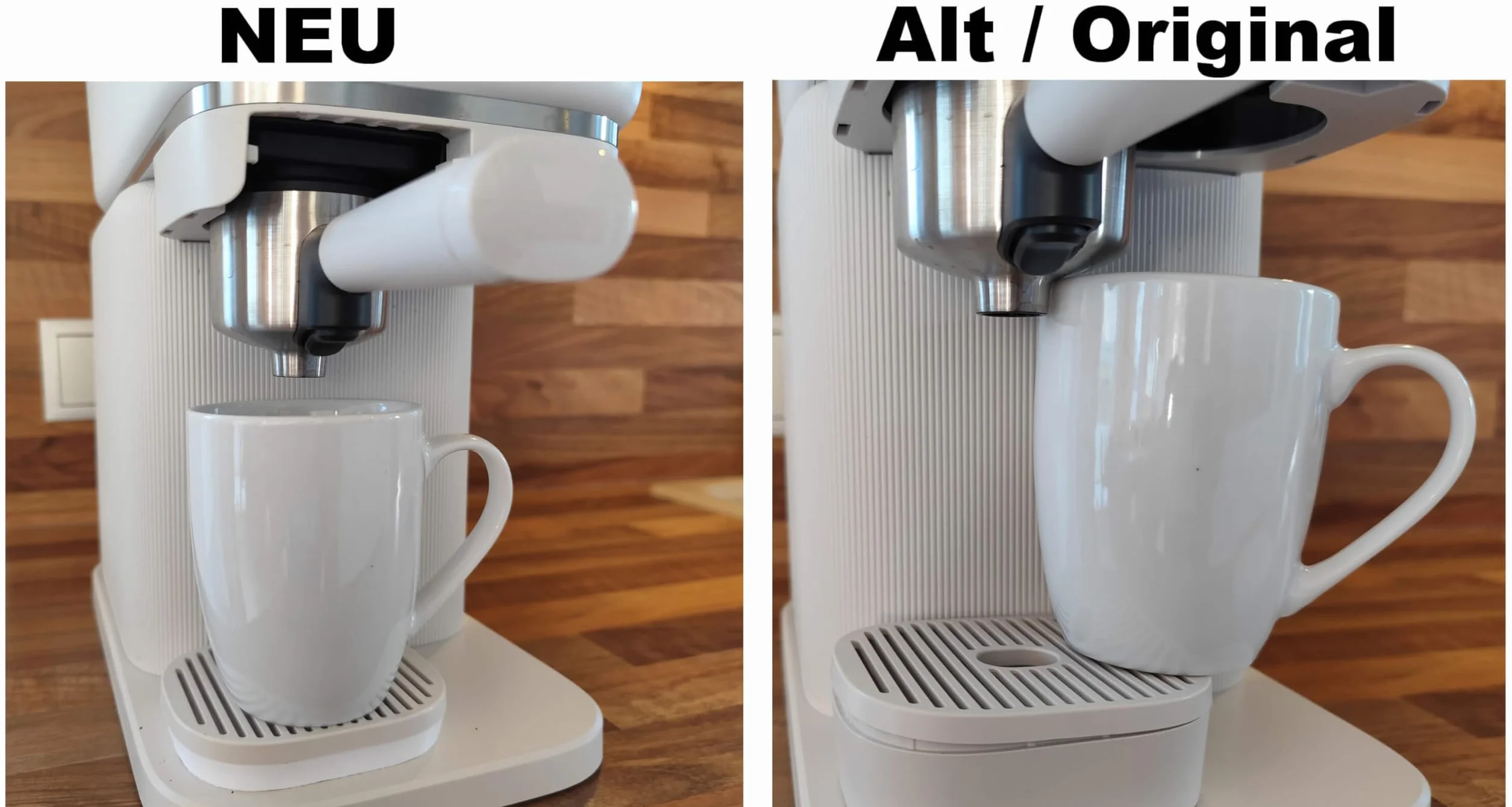 Niska tacka ociekowa do ekspresu do kawy Philips Barista nadaje się do większych filiżanek i kubków (czarny)