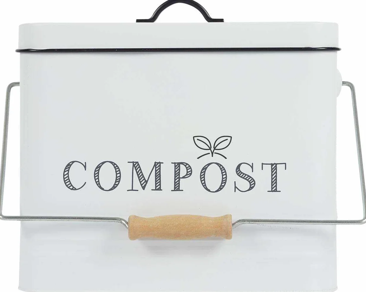 Vintage Kitchen Compost Bin 10 Litres