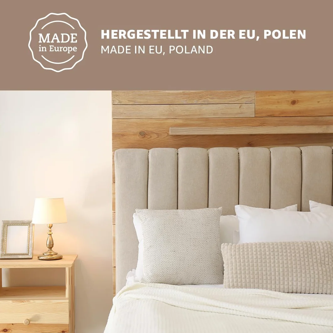 Kaliope Poduszka 80 x 80 cm – poduszka do spania dla alergików, z regulacją wysokości z zamkiem błyskawicznym, poduszka do spania na boku, nadaje się do prania w temperaturze do 60 stopni (80 x 80 cm, 1)