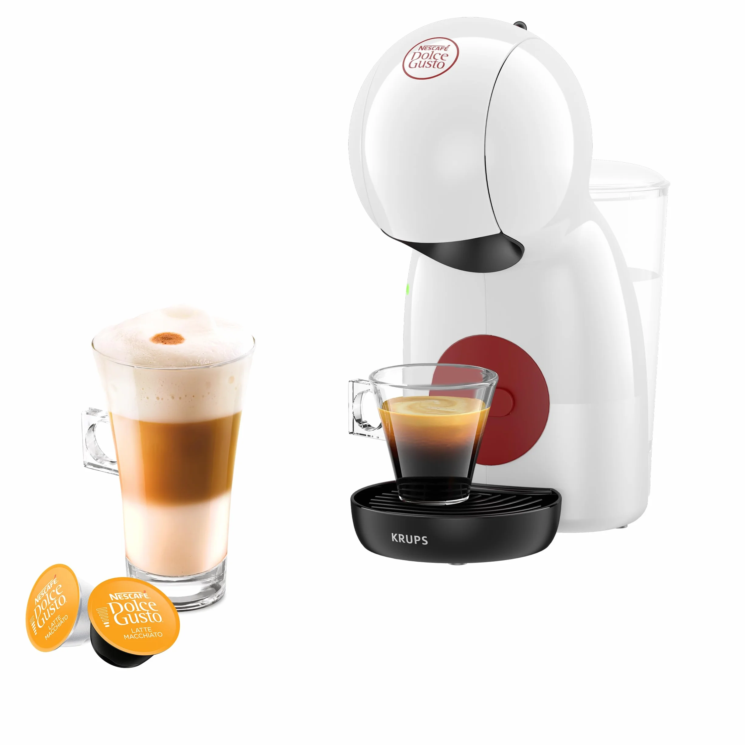Krups NESCAFÉ Dolce GUSTO PICCOLO XS by weiß ręczny ekspres do kawy na kapsułki