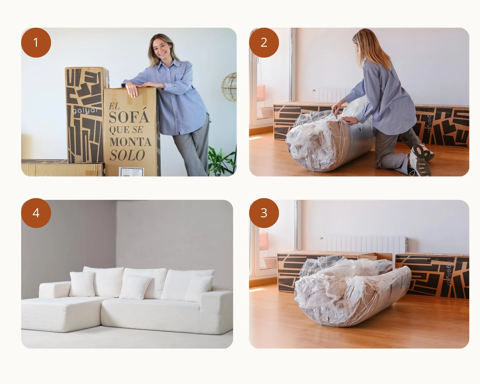 Chic Modular Chaiselongue Prawy Szezlong Pana Jasnoszary Skompresowana Pianka