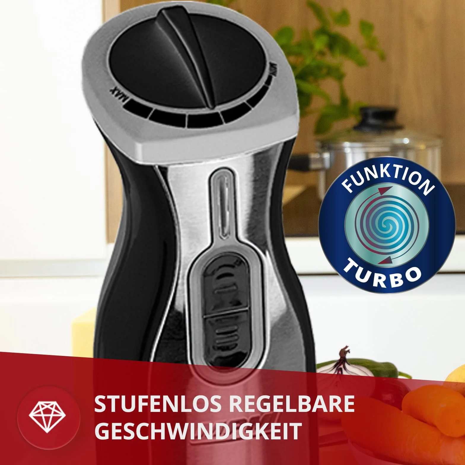 MPM MRK-17 Robot kuchenny, wielofunkcyjne, Akcesoria ze Stali Nierdzewnej Odpowiednie Zmywarce, Ubijanie, Siekanie, Rozdrabnianie, Krojenia Ziemniaków, Warzyw i Owoców, 800W