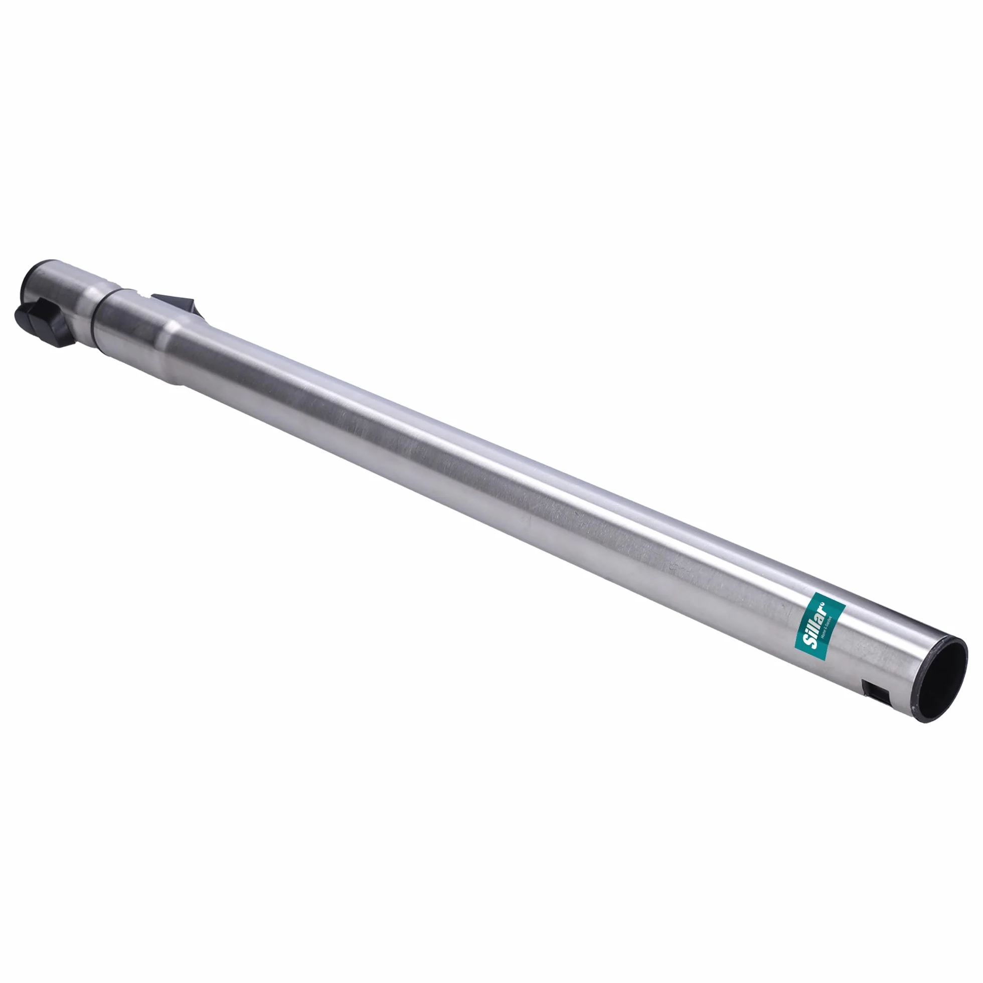 Purepower Teleskopowa Rura Pasująca do Odkurzacza Miele | Stalowa, Ø34 mm, Click System | Kompatybilna z Wszystkimi Odkurzaczami Miele, Rura Ssąca Teleskopowa, Srebro