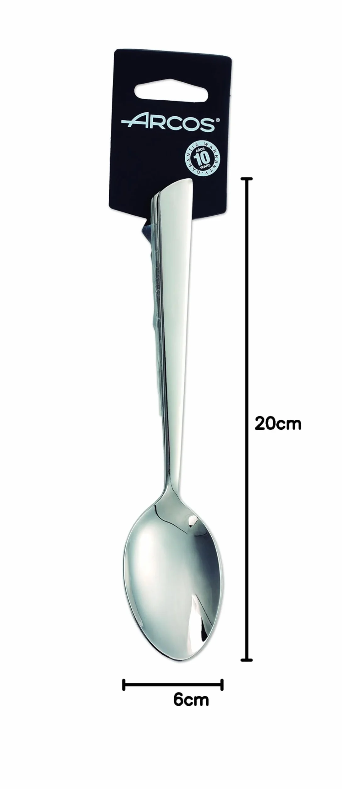 Arcos 574600 3 szt. zestaw łyżek stołowych, Acier_inoxydle, srebrna, 200 mm