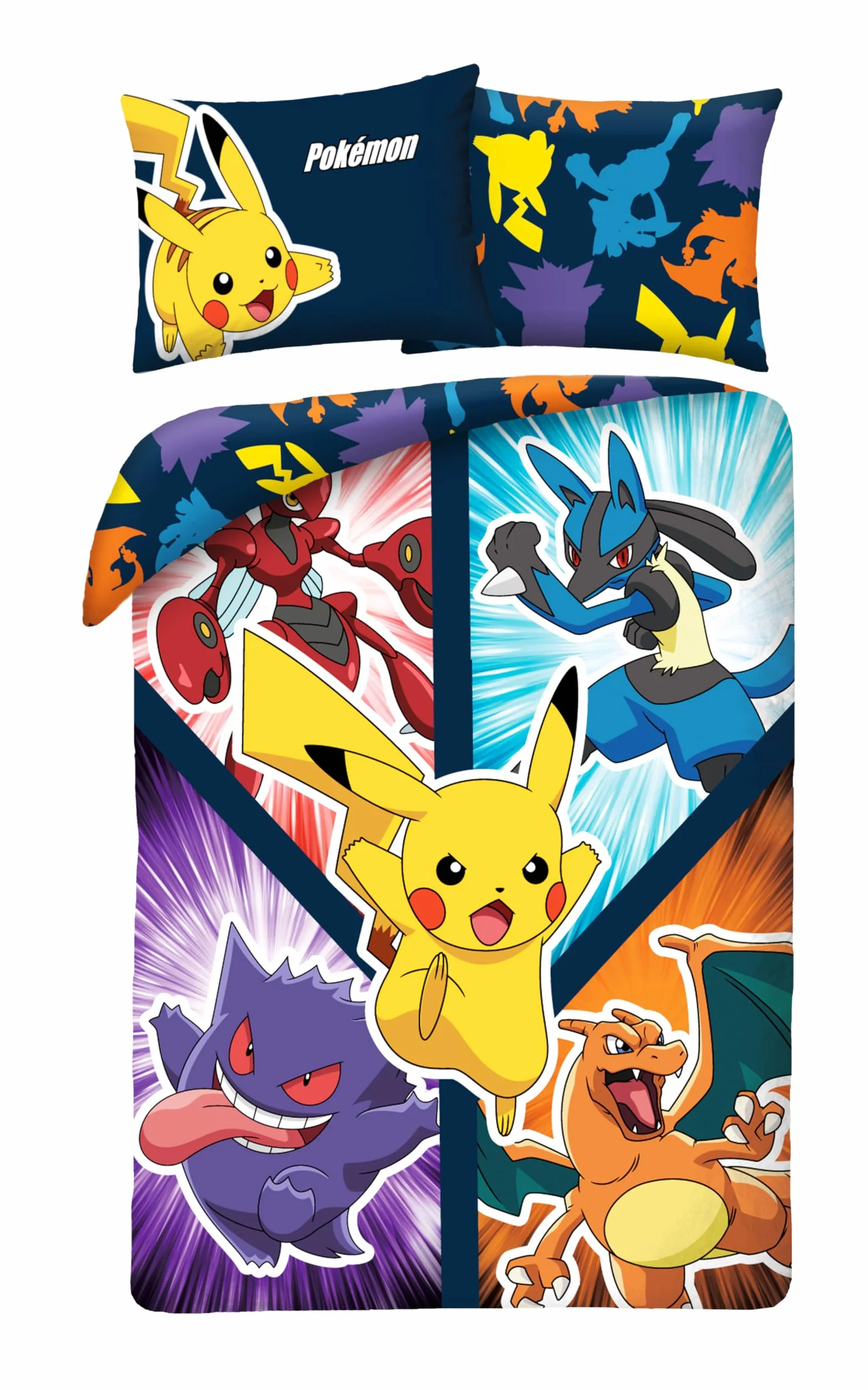 Pokemon Zestaw Pościeli dla Dzieci 140x200 cm 100% Bawełna