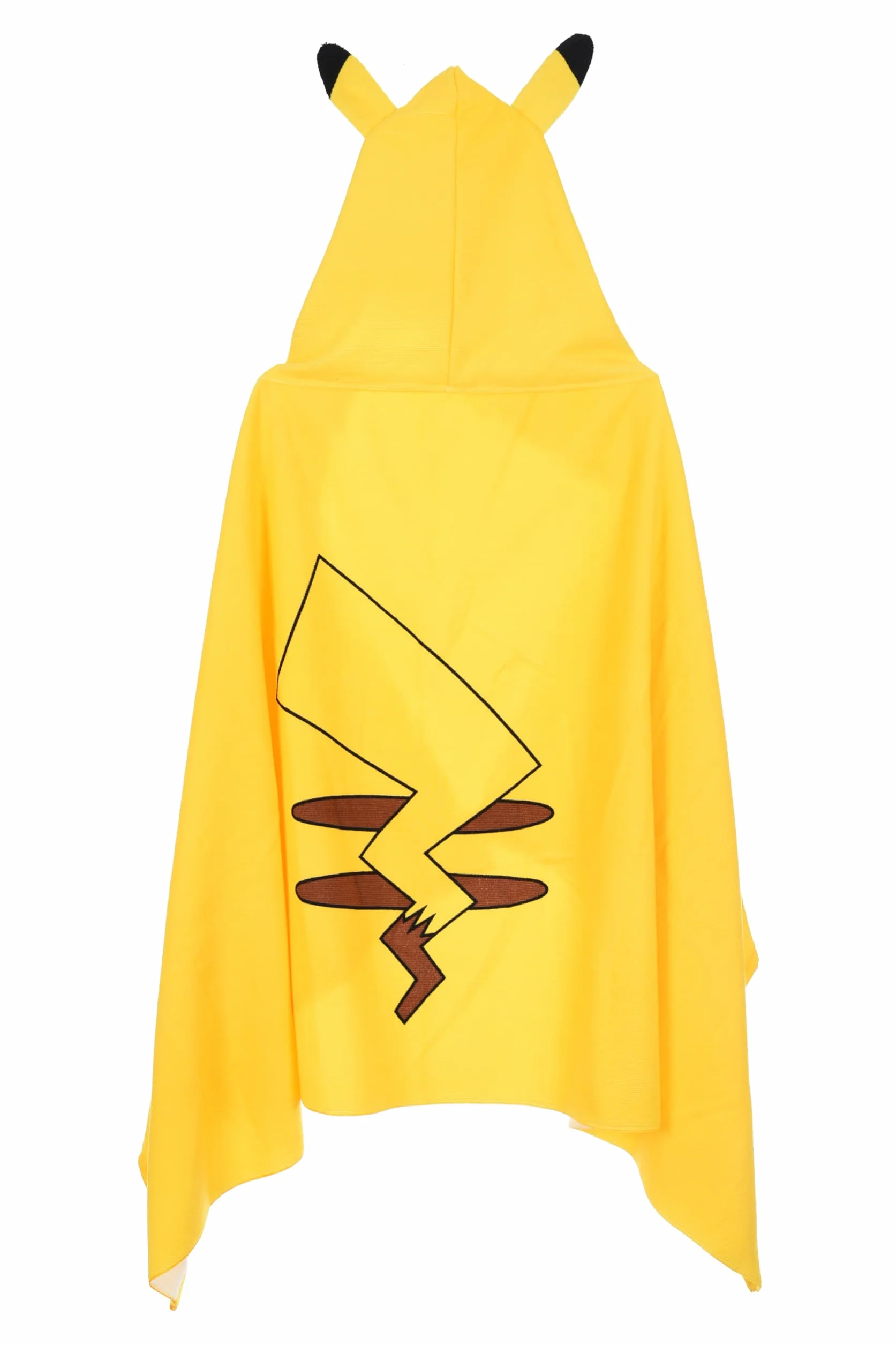 Pokémon Pikachu dziecięcy ręcznik z kapturem, żółty, 70 x 140 cm, jeden rozmiar