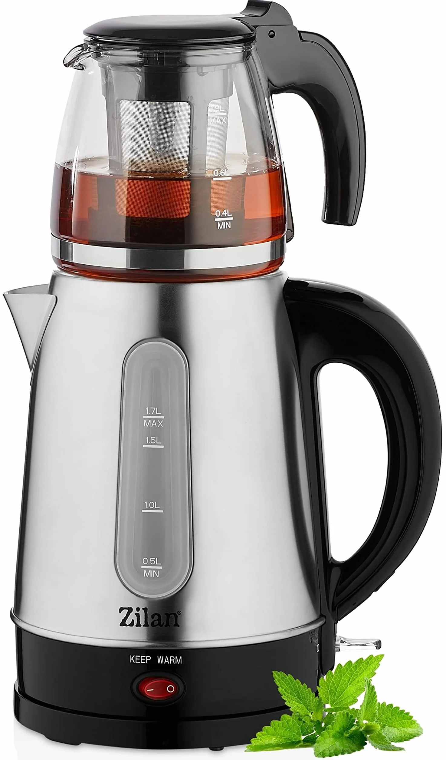 Zaparzacz do herbaty | 2200 W | zabezpieczenie przed przegrzaniem | w 100% wolne od BPA | szkło bezpieczne | filtr wapienny | ekspres do herbaty | czajnik elektryczny | Water Kettle | zaparzacz do