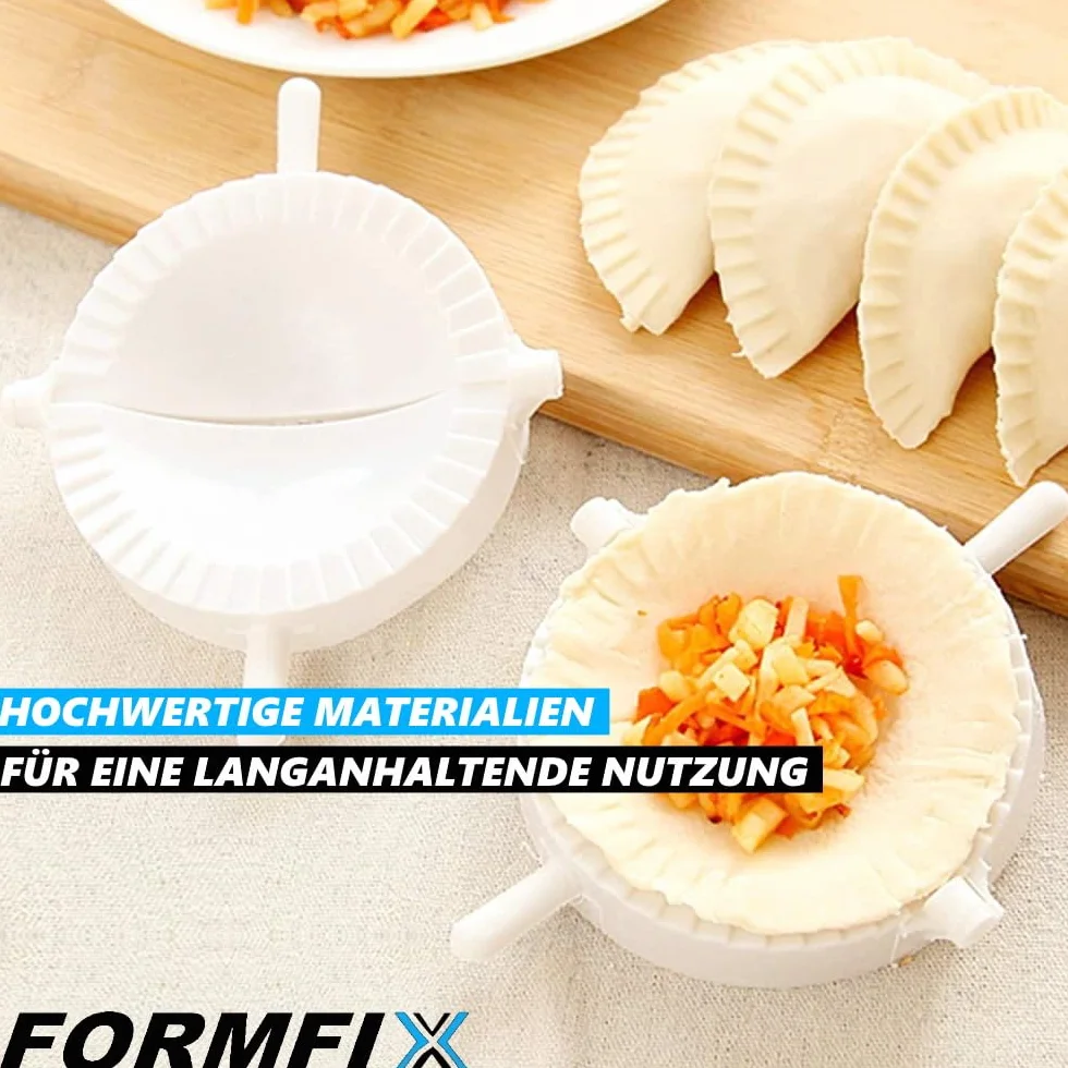 Living Ravioli Former foremka do pierogów, biała [zestaw 3 szt.)