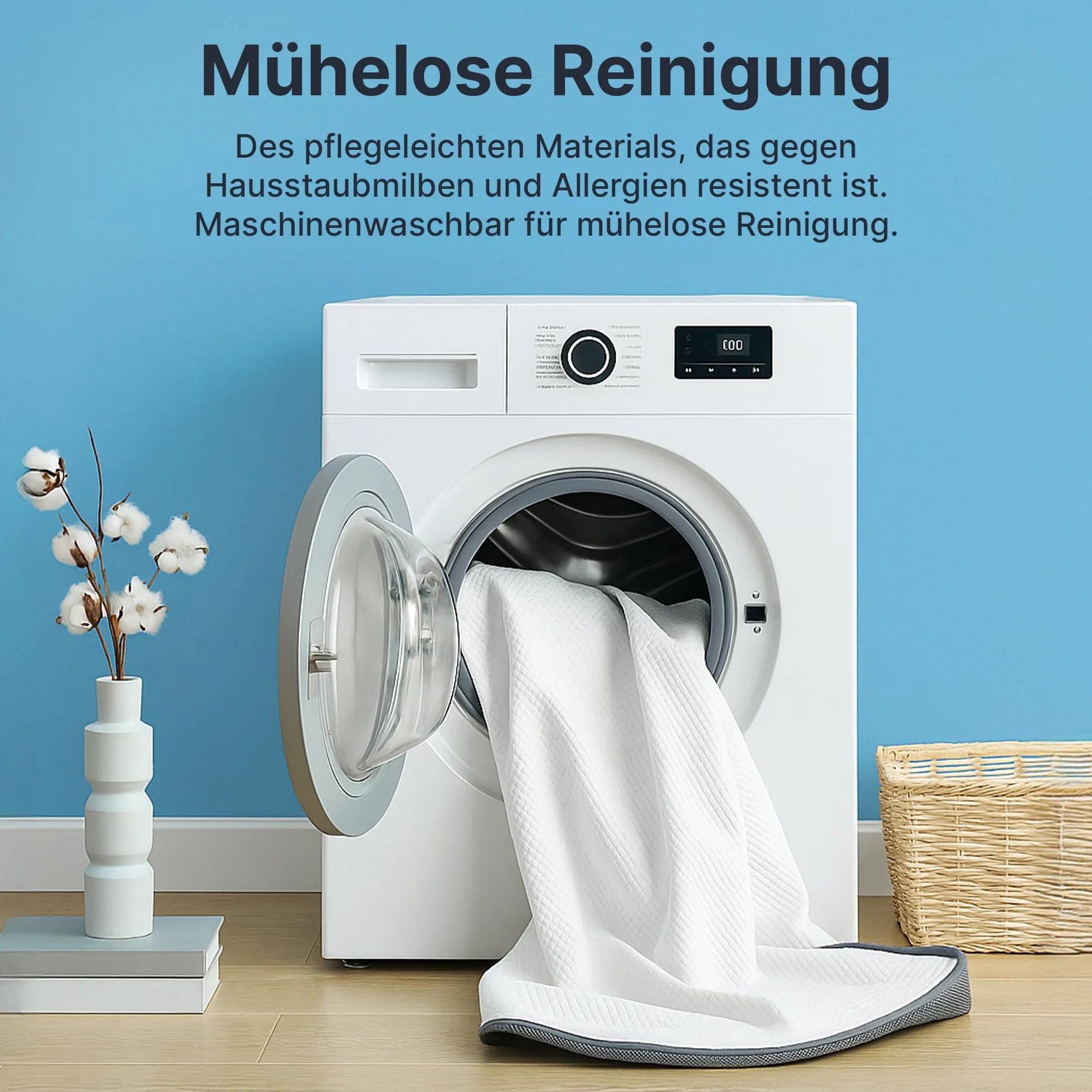 Materac wierzchni 2 w 1 200 x 200 cm – dwustronny żelowy topper H3/H4 z 5-warstwową konstrukcją, siatkowymi bokami i antypoślizgowymi nakładka na materac