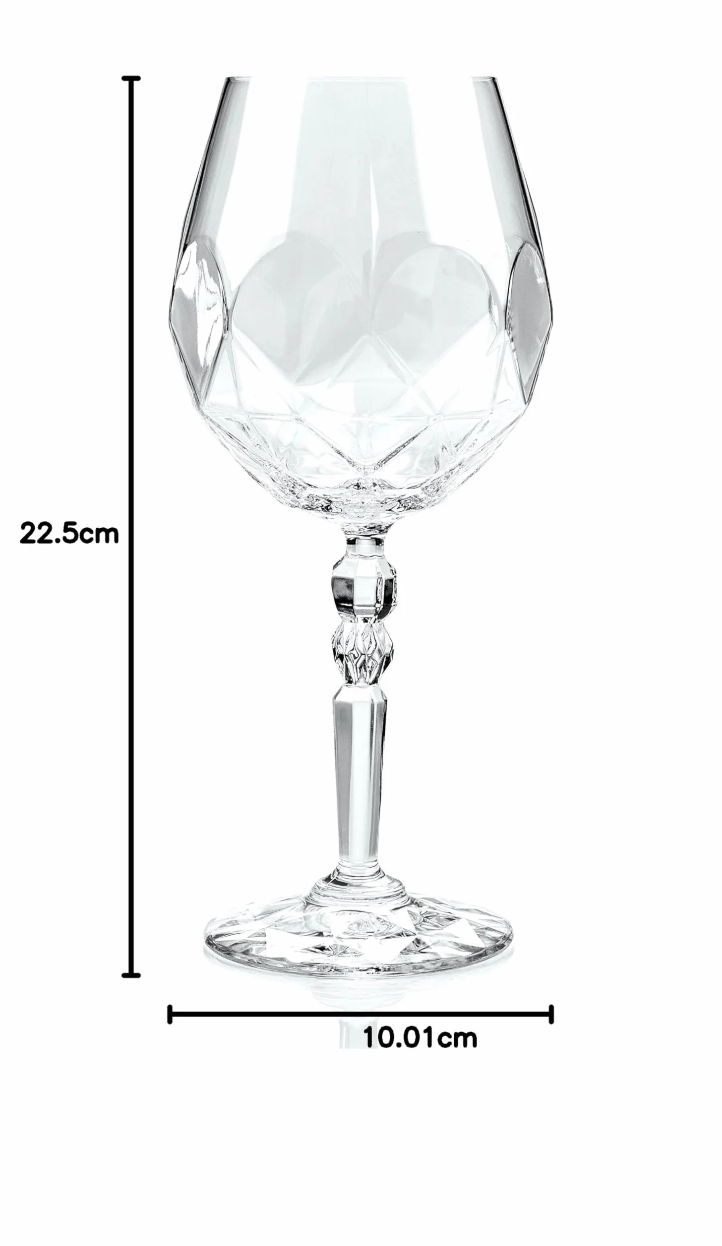 RCR 26521020006 kieliszki do aperitifu ze szkła kryształowego, 530 ml, 6-częściowy zestaw