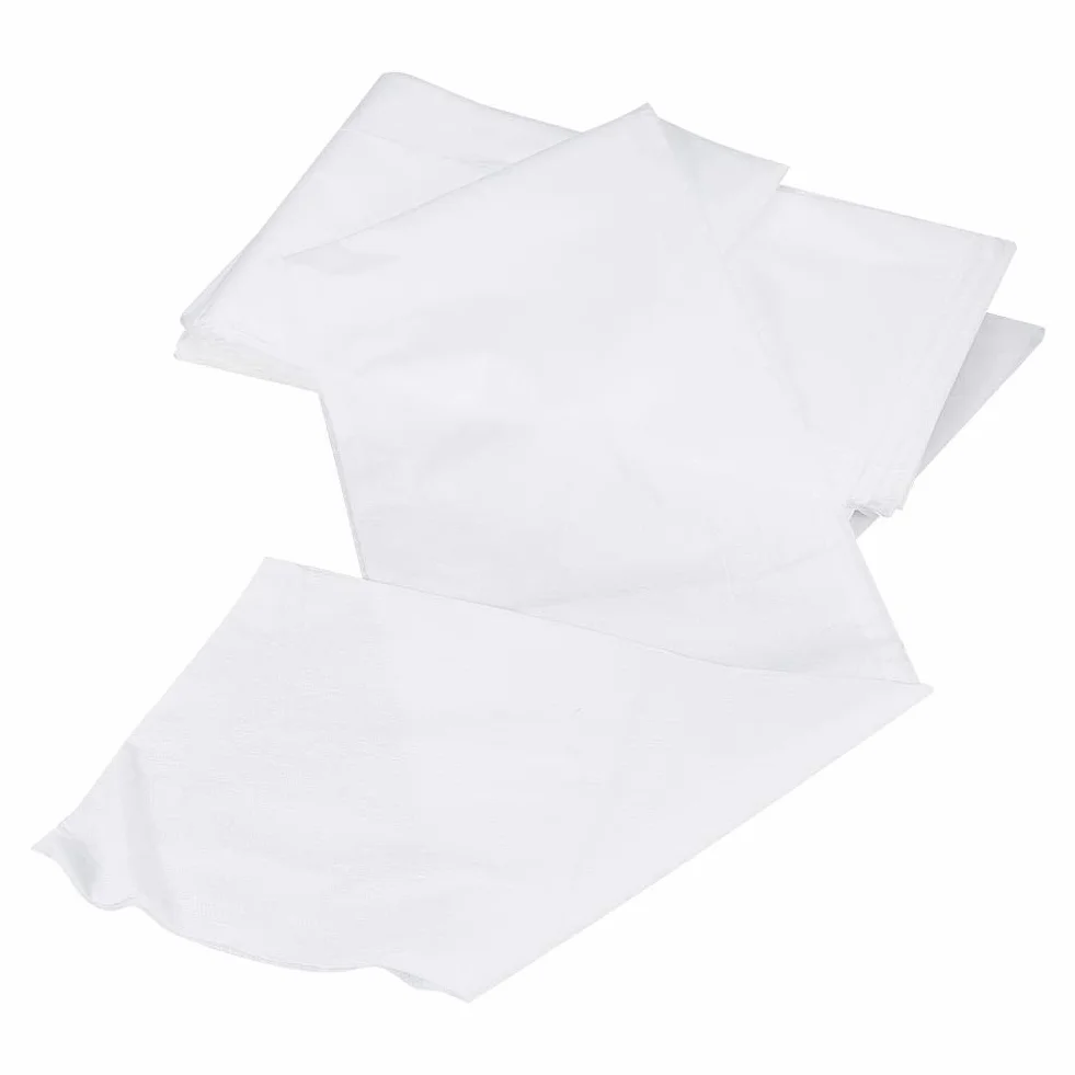 10 szt. 180 x 80 cm włóknina jednorazowe wodoodporne prześcieradło koc kosmetyczny (biały)