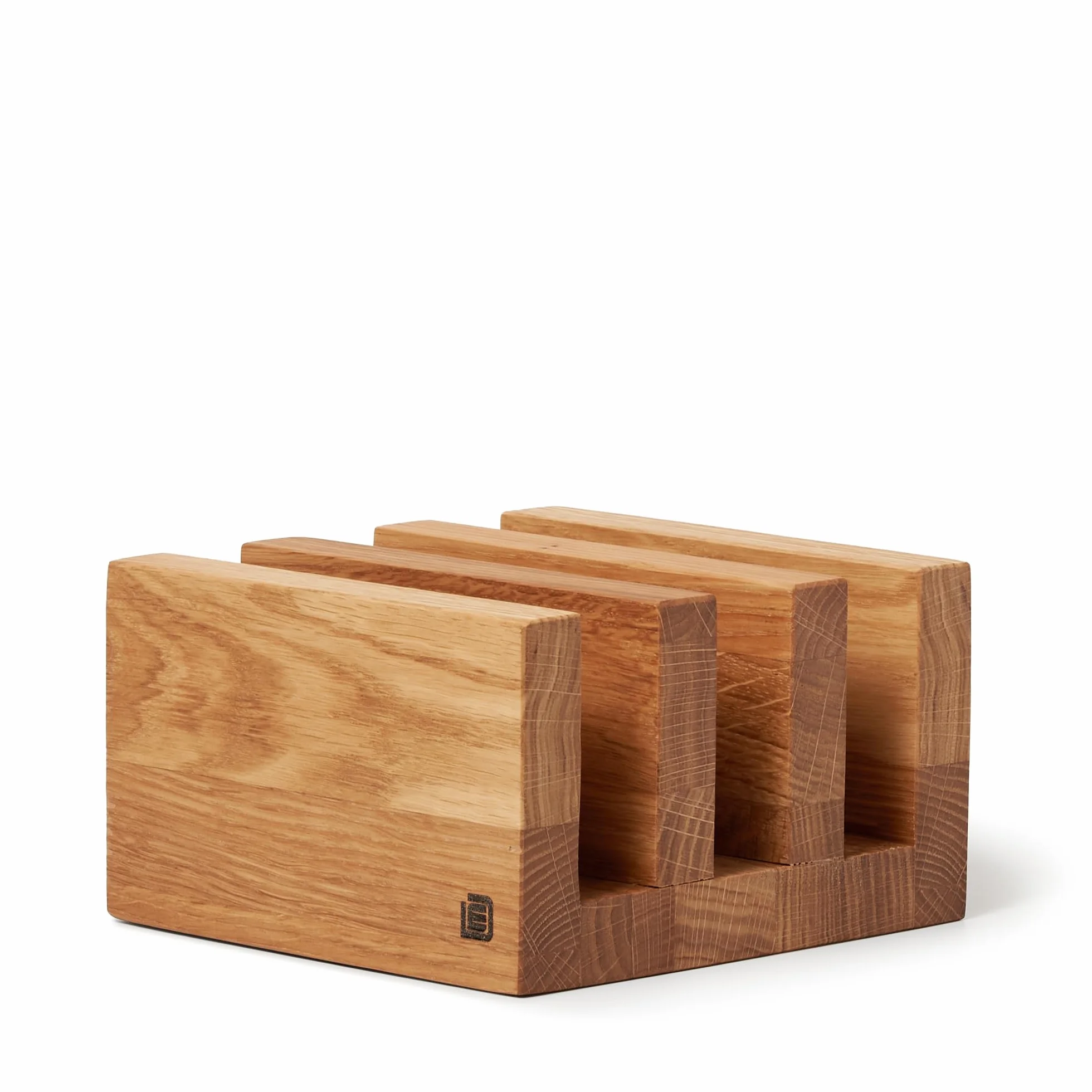 Uchwyt na deskę do krojenia na 3 deski do krojenia z wysokiej jakości dębu, rozmiar 15 х 17 x 9 cm (szer. x wys.), produkt z Ukrainy, rękodzieło, prezent z drewna, wkładka do deski do krojenia, uchwyt
