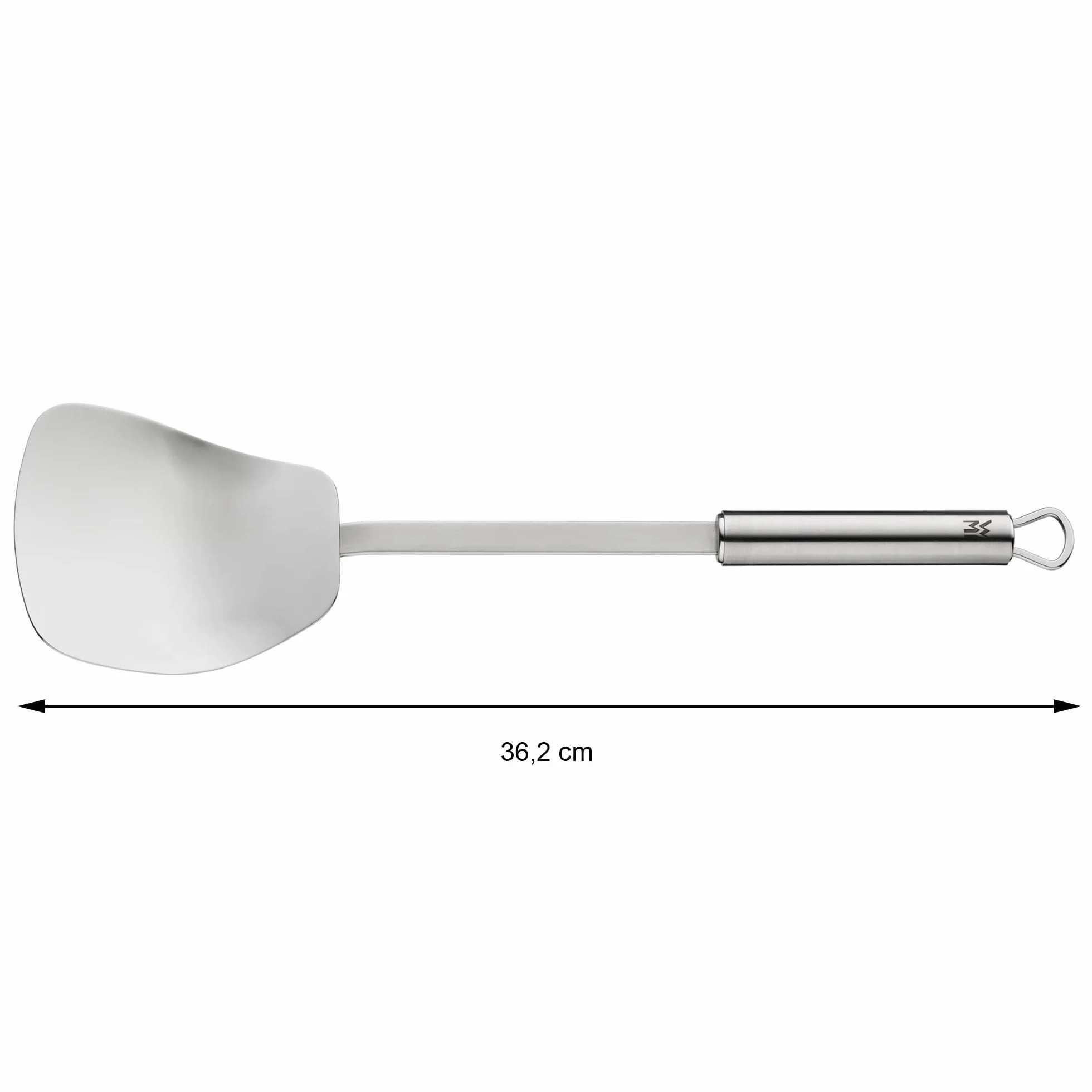 WMF Profi Plus łopatka wok, 36,2 cm, stal nierdzewna Cromargan, częściowo matowana, nadaje się do mycia w zmywarce