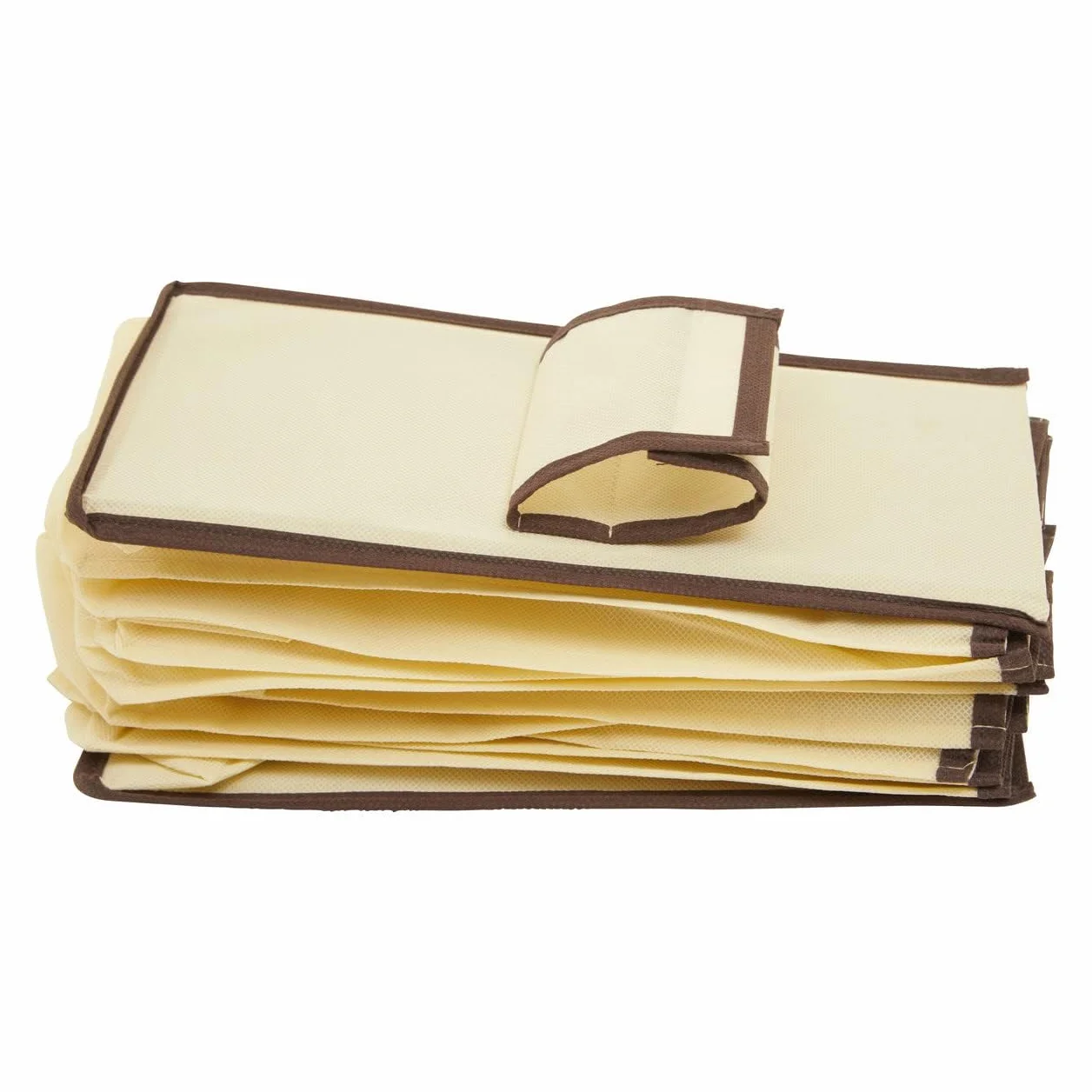 Premier Housewares dziesięcioczęściowy wiszący organizer na buty - 1 sztuka, kremowy, 28 x 15 x 120 cm