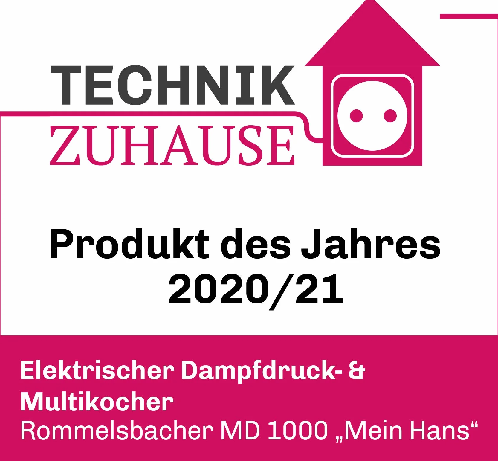 ROMMELSBACHER MD 1000 MeinHans elektryczny ciśnieniomierz parowy – oryginał – 14 automatycznych programów, regulacja w zakresie od 40°C do 170°C, 2 poziomy ciśnienia pary, garnek 6 litrów z powłoką