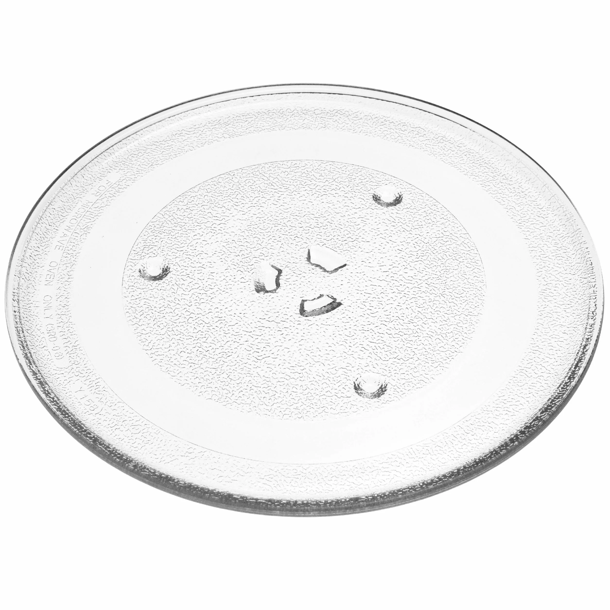 vhbw Szklany talerz do kuchenki mikrofalowej kompatybilny z Samsung MS23K3513AS/EO, MS23K3513ASEN, MS23K3513AW/EN, MS23K3513AWEN, MS23K3555EK/EN
