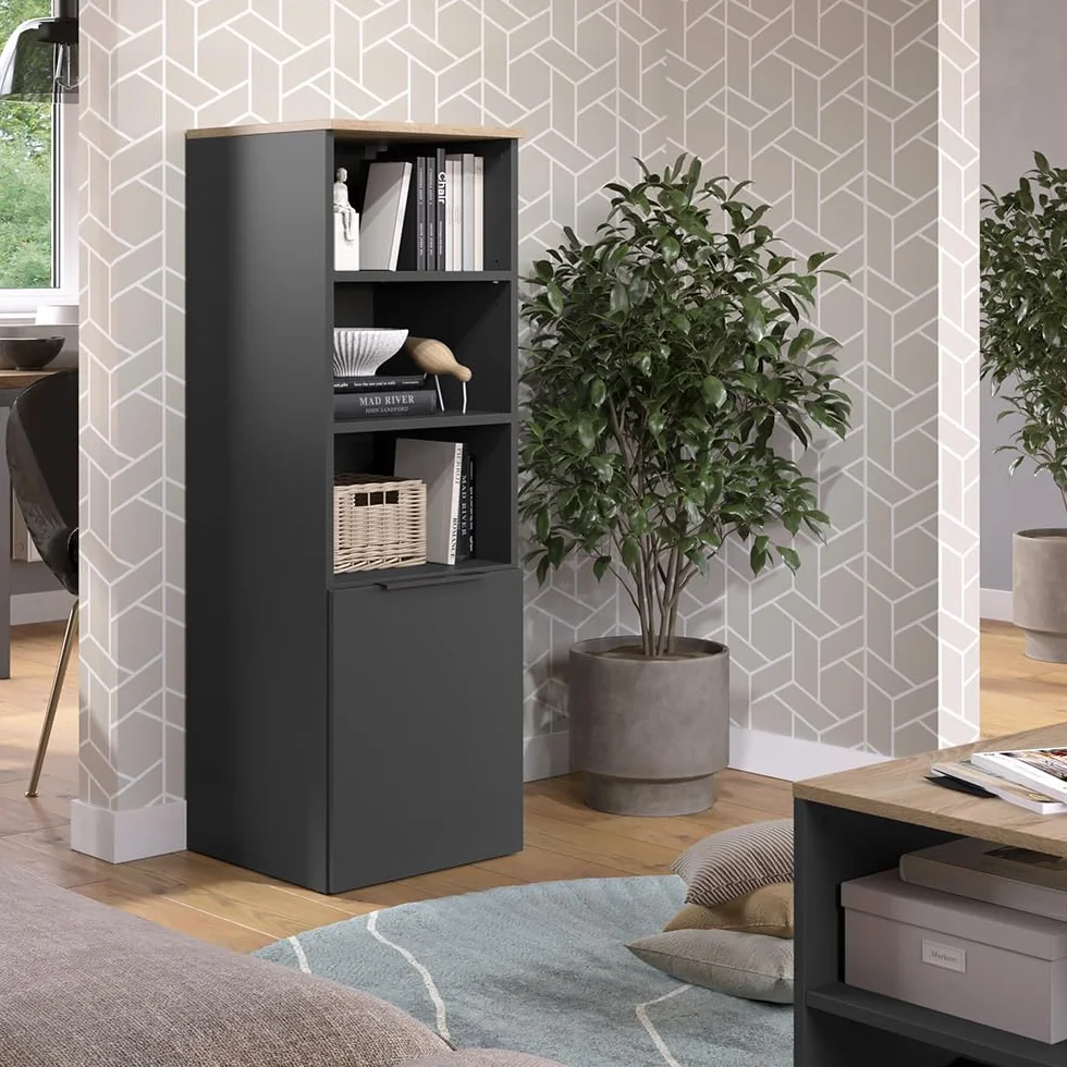 Vicco Szafka uniwersalna "Wido", Antracyt/Sonoma, 40.2 x 120 cm z drzwiami