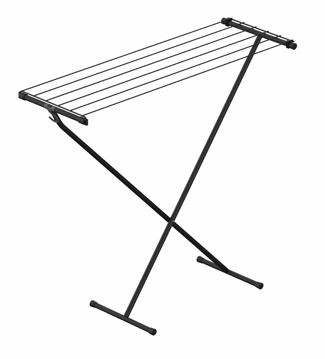 Rörets Suszarka do prania Compact – haczyk do przechowywania – praktyczna i stabilna – zajmuje mało miejsca – 90 x 32 x 83 cm – 5,5 m powierzchni suszącej