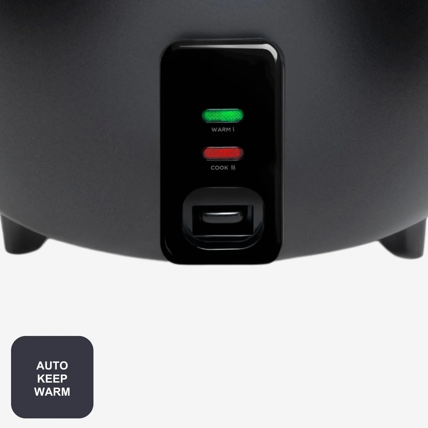 BLACK+DECKER Szybkowar do ryżu | BXRC1800E | 700 W | pojemność 1,8 litra | powłoka nieprzywierająca | funkcja gotowania i utrzymywania ciepła | akcesoria do gotowania na parze | biały