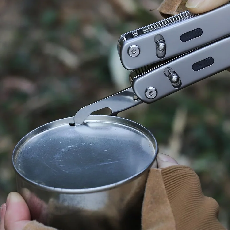 Roxon FT12 Build Your Own Multitool Accessory for Flex (4-częściowy zestaw składający się z krótkiego pilnika diamentowego i krótkiego ostrza stopy owczej i krótkich nożyczek i otwieracza do butelek i