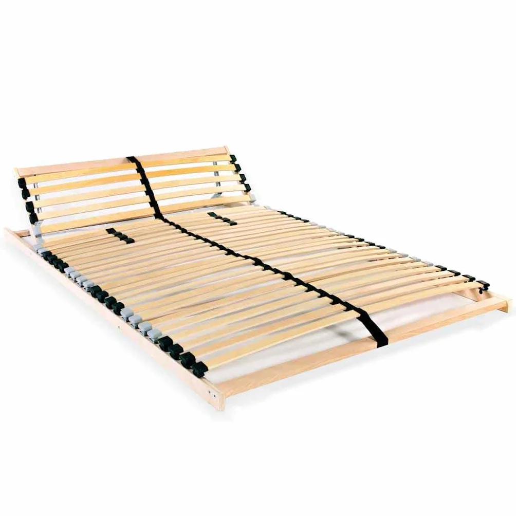 vidaXL Stelaż do łóżka z 28 listwami, 7 stref, 120 x 200 cm