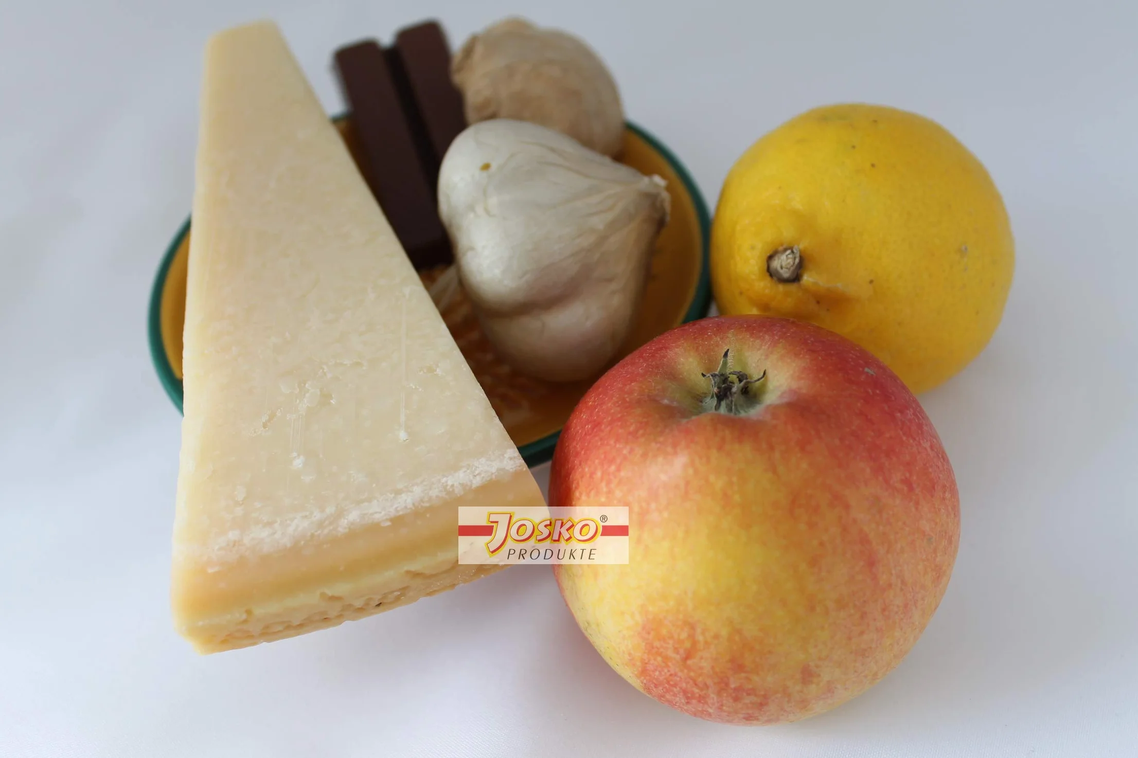 JOSKO Zestaw talerzy do tarcia ceramika zielony żółty