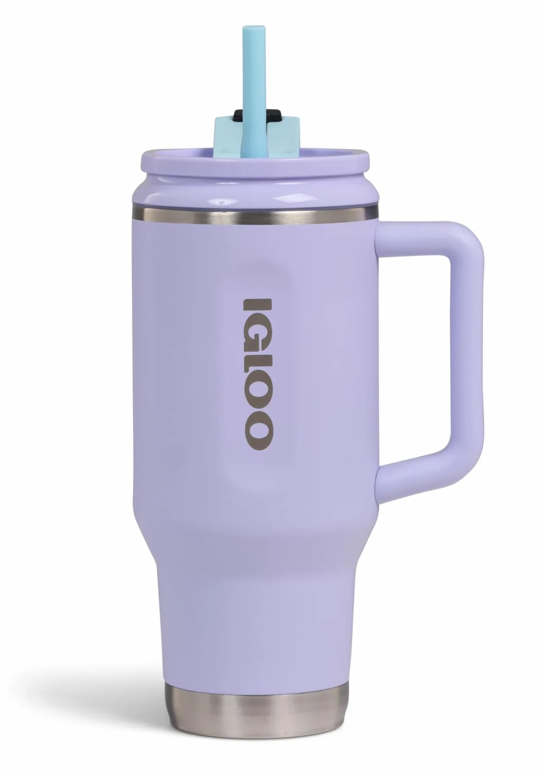 IGLOO TRAVEL MUG 32 termiczny kubek 900ml ze stali nierdzewnej ze słomką – szczelny, odpowiedni do napojów gazowanych, bez BPA – utrzymuje napoje 12h gorące & 48h zimne, idealny w podróży