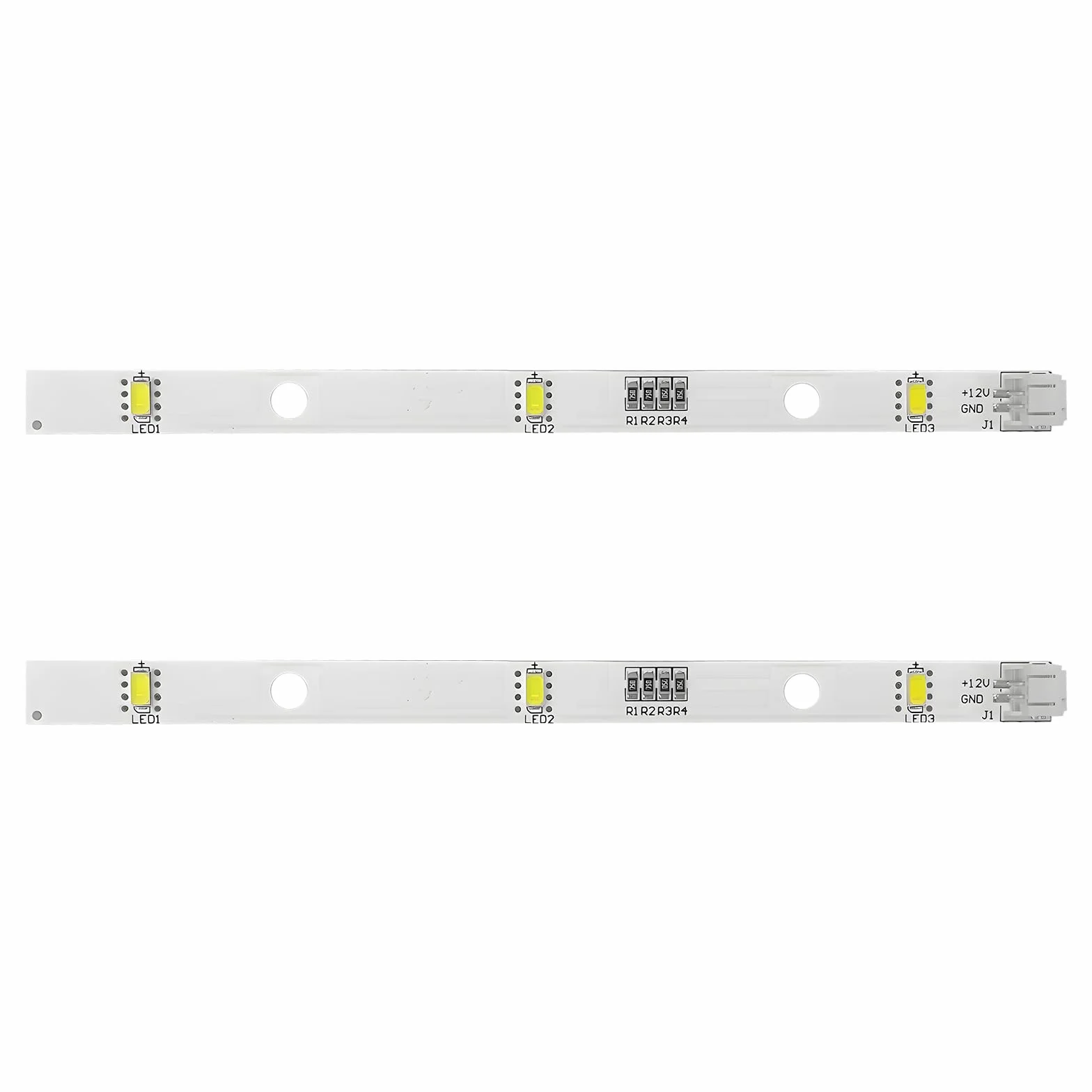 Listwa świetlna LED do lodówki 2 sztuki zimna biel części zamienne