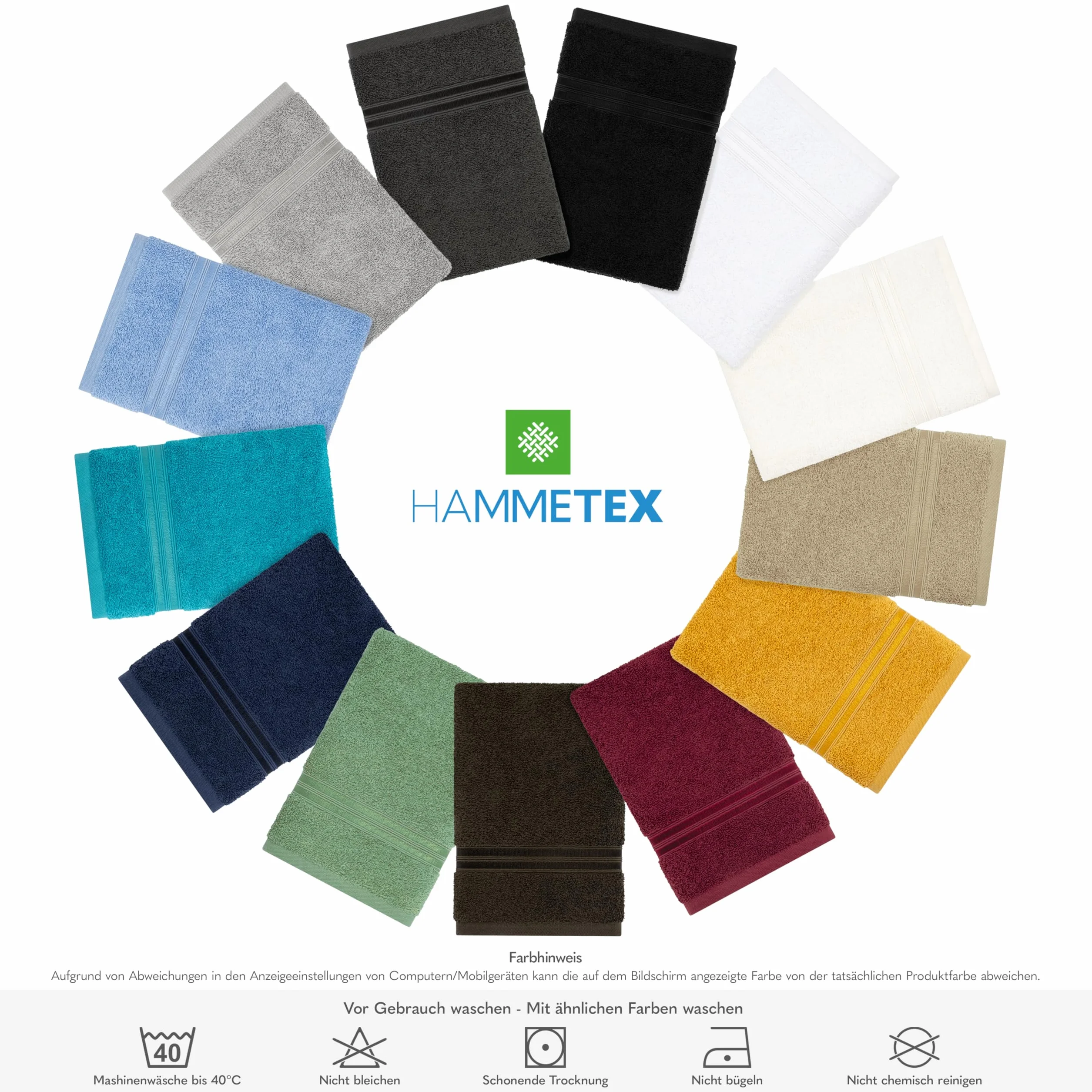 Hammetex Ręczniki Kąpielowe 2-pak 70x140 cm – 100% Bawełna Frotté – Certyfikat OEKO-TEX – Miękkie, Chłonne – z Zawieszką, Czerwony