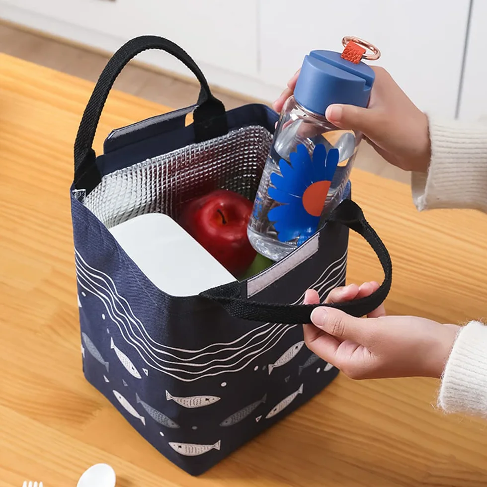 Cool Bag izolowana torba na lunch wodoszczelna składana duża pojemność