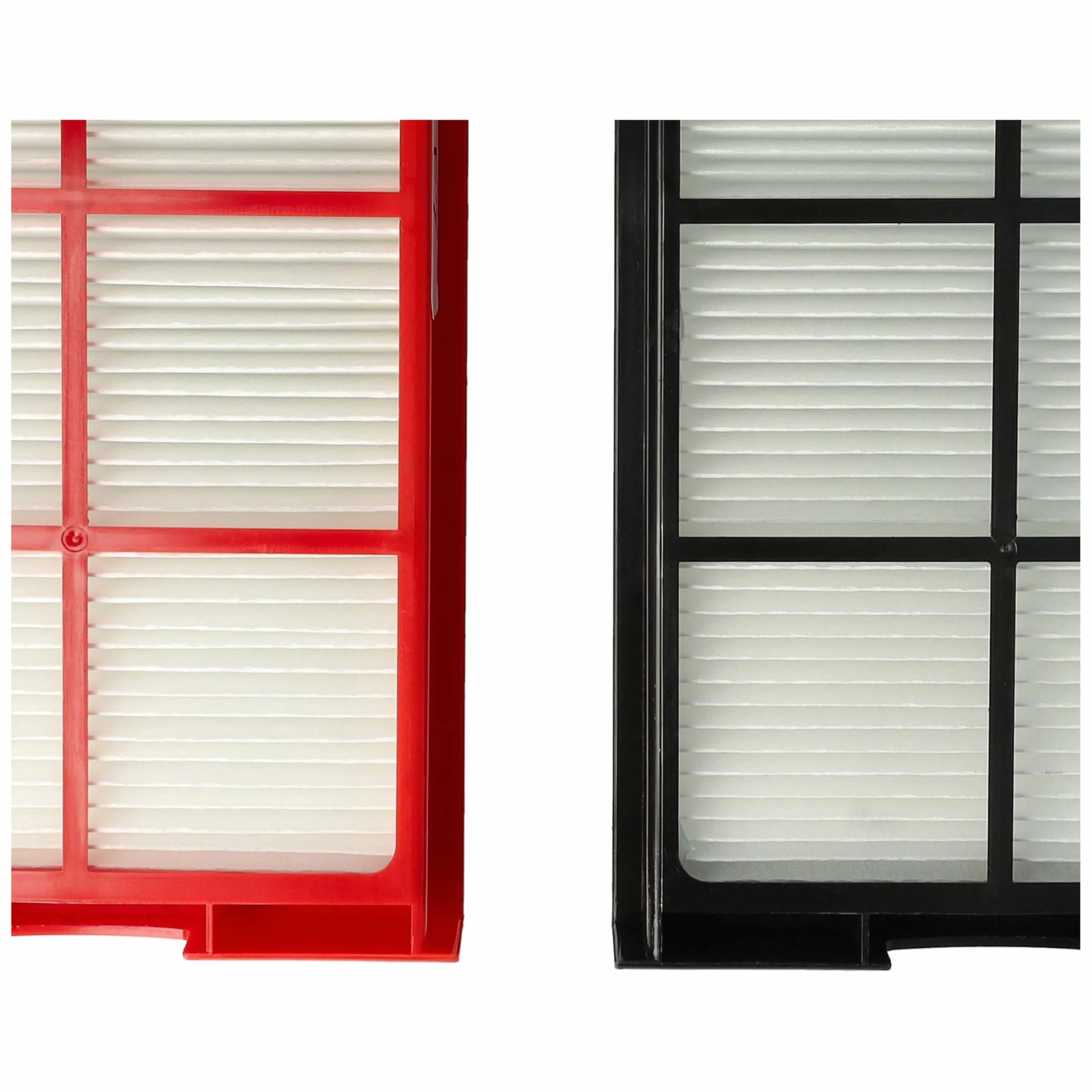 vhbw Zestaw 8 filtrów kompatybilny z systemem wentylacji Zehnder ComfoAir 225, 200 filtrów G4/F7, 29 x 15 x 5 cm, biały/czerwony/czarny