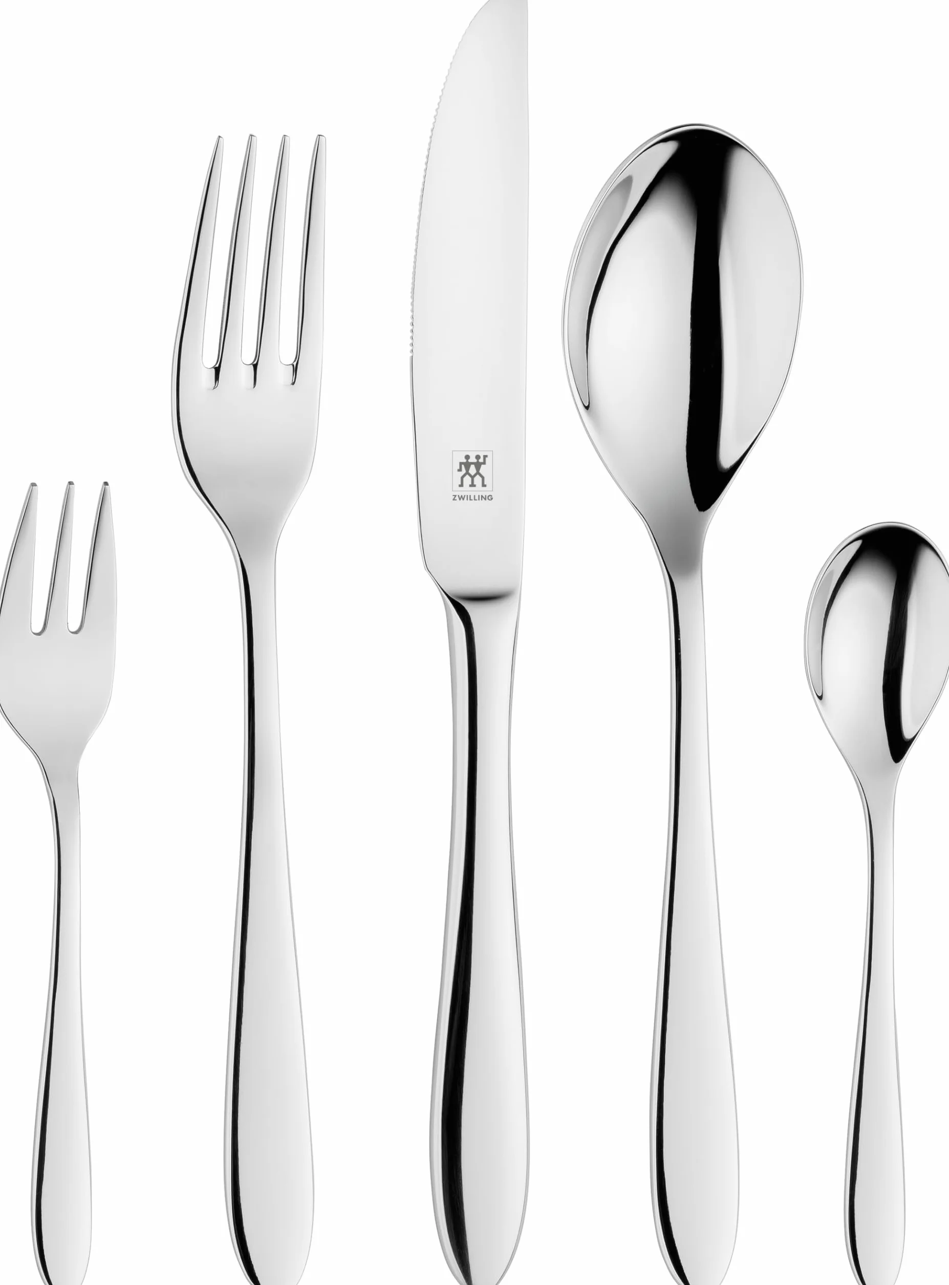 ZWILLING Zestaw 30 sztućców stołowych, dla 6 osób, wysokiej jakości stal nierdzewna 18/10, polerowana, seria Style