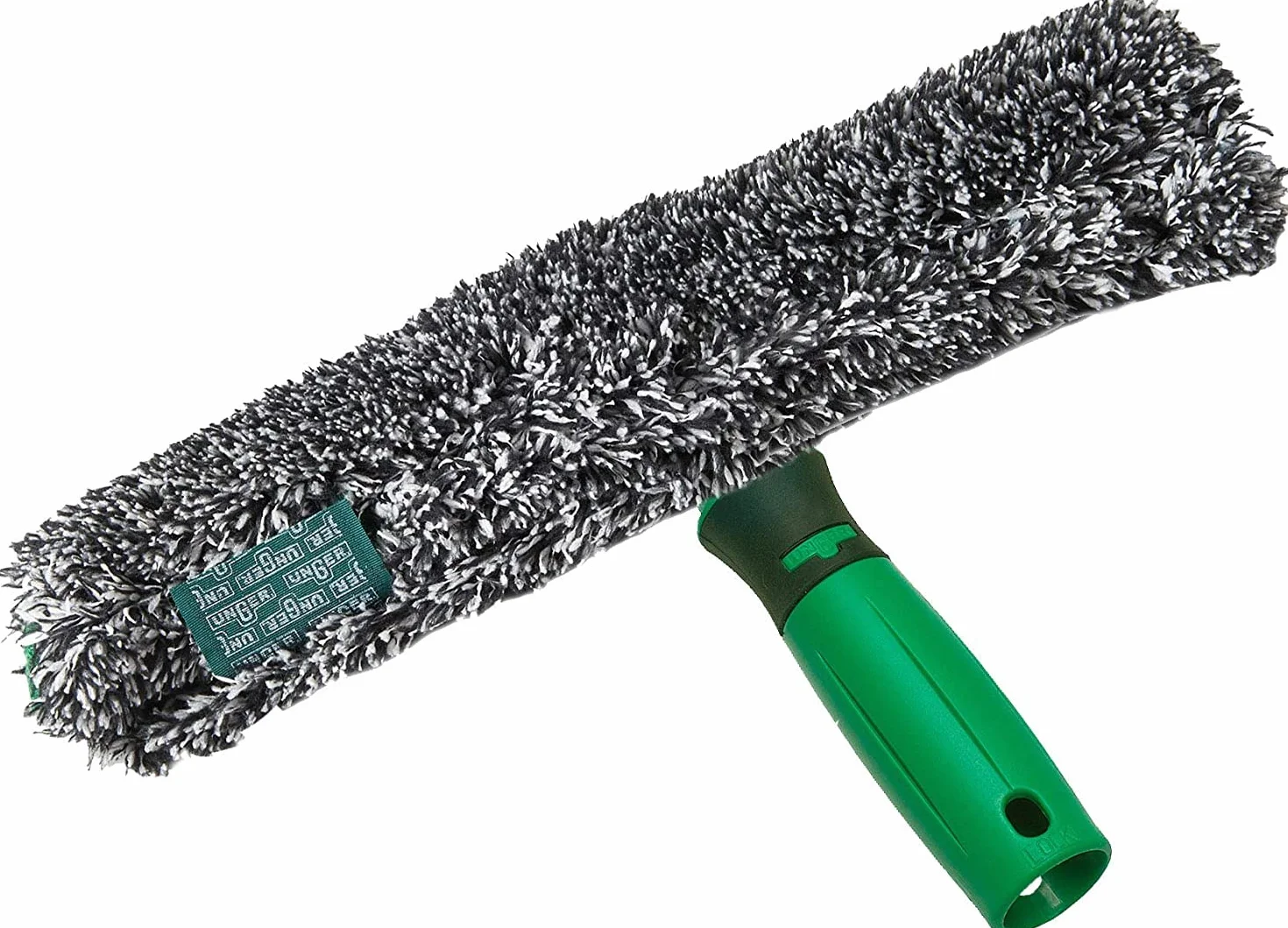 Unger ErgoTec Power myjka (szerokość 45 cm, poszewka z mikrofibry 100% poliester, 2-komponentowy uchwyt, poszewka z zapięciem na rzepy, do okien bez smug) BC450 czarna