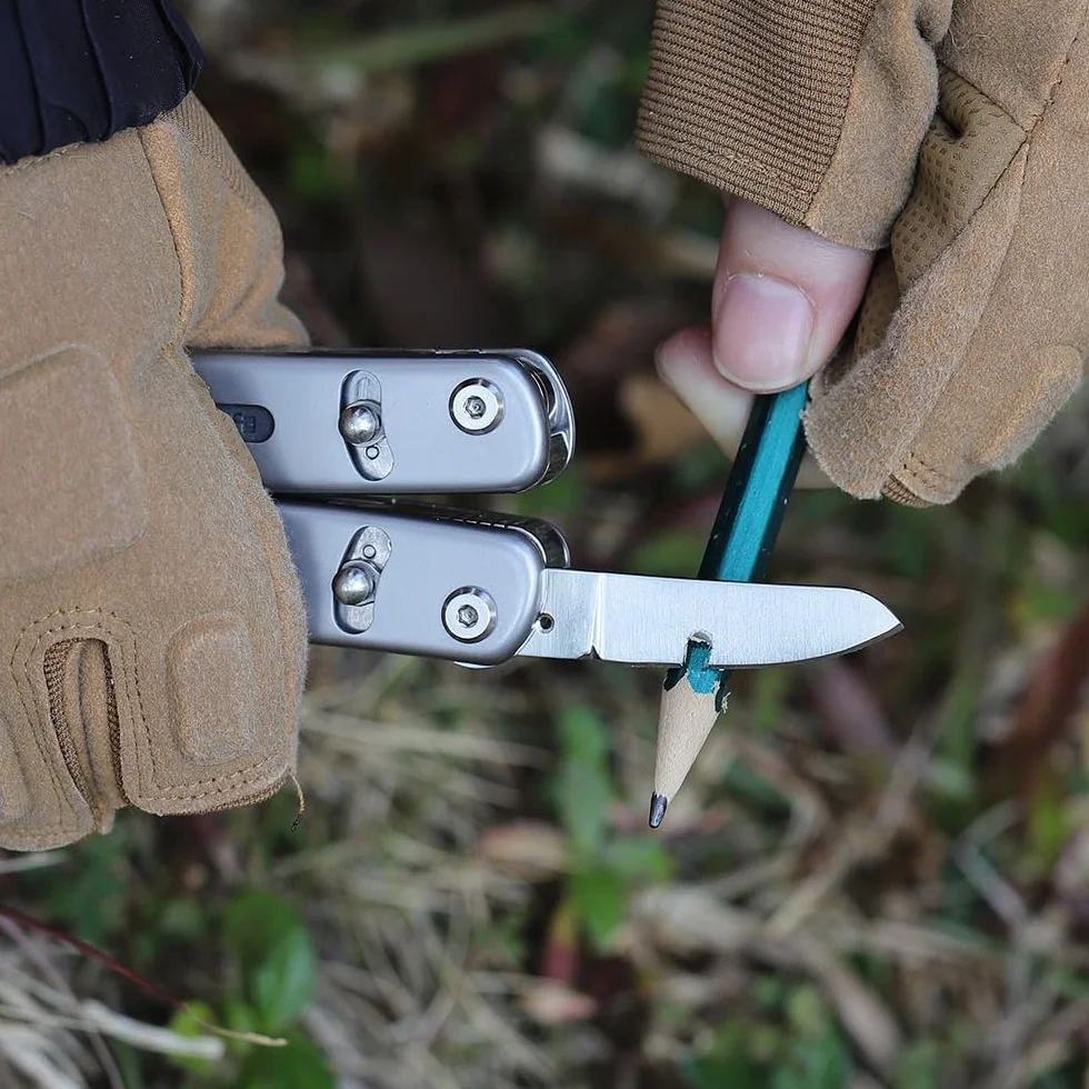 Roxon FT12 Build Your Own Multitool Accessory for Flex (4-częściowy zestaw składający się z krótkiego pilnika diamentowego i krótkiego ostrza stopy owczej i krótkich nożyczek i otwieracza do butelek i