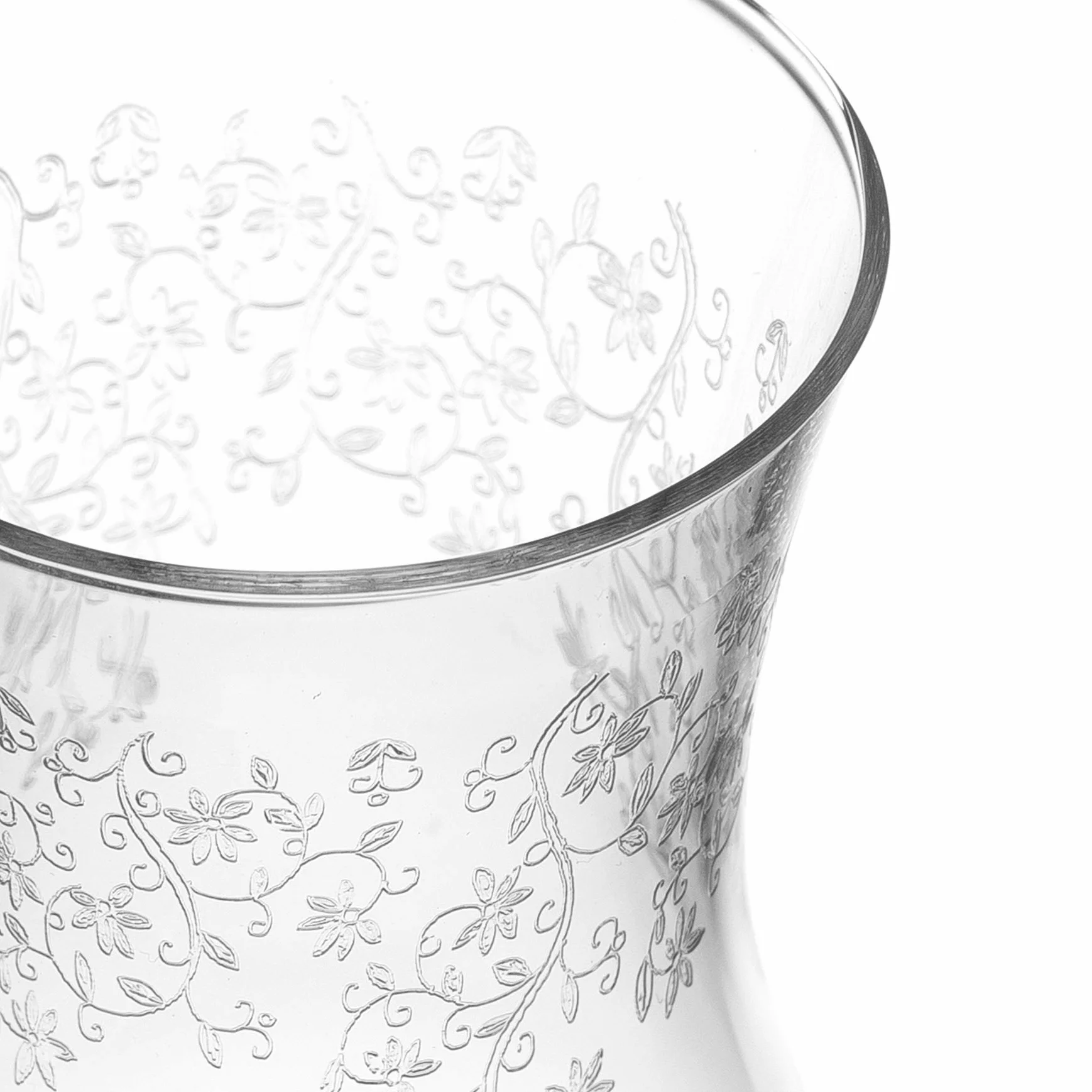 Leonardo Chateau 035298 zestaw 6 szklanek do digestif, nadają się do mycia w zmywarce, z wyciągniętą rączką, kielich z grawerunkiem, 9 cl